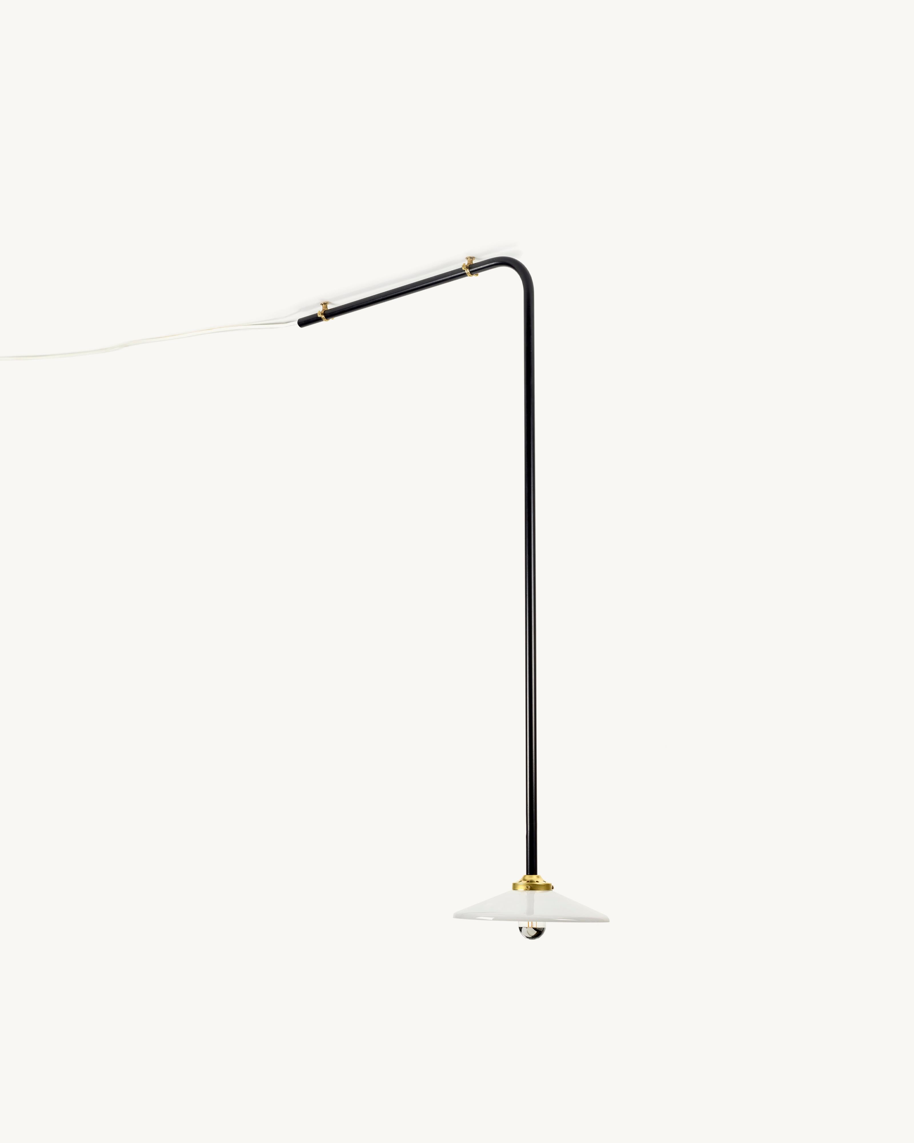 Steel Contemporary Ceiling Lamp N°2 by Muller Van Severen x Valerie Objects, Black For Sale