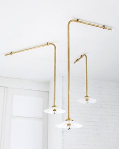 Lámpara de techo contemporánea N°3 de Muller Van Severen x Valerie Objects, Latón