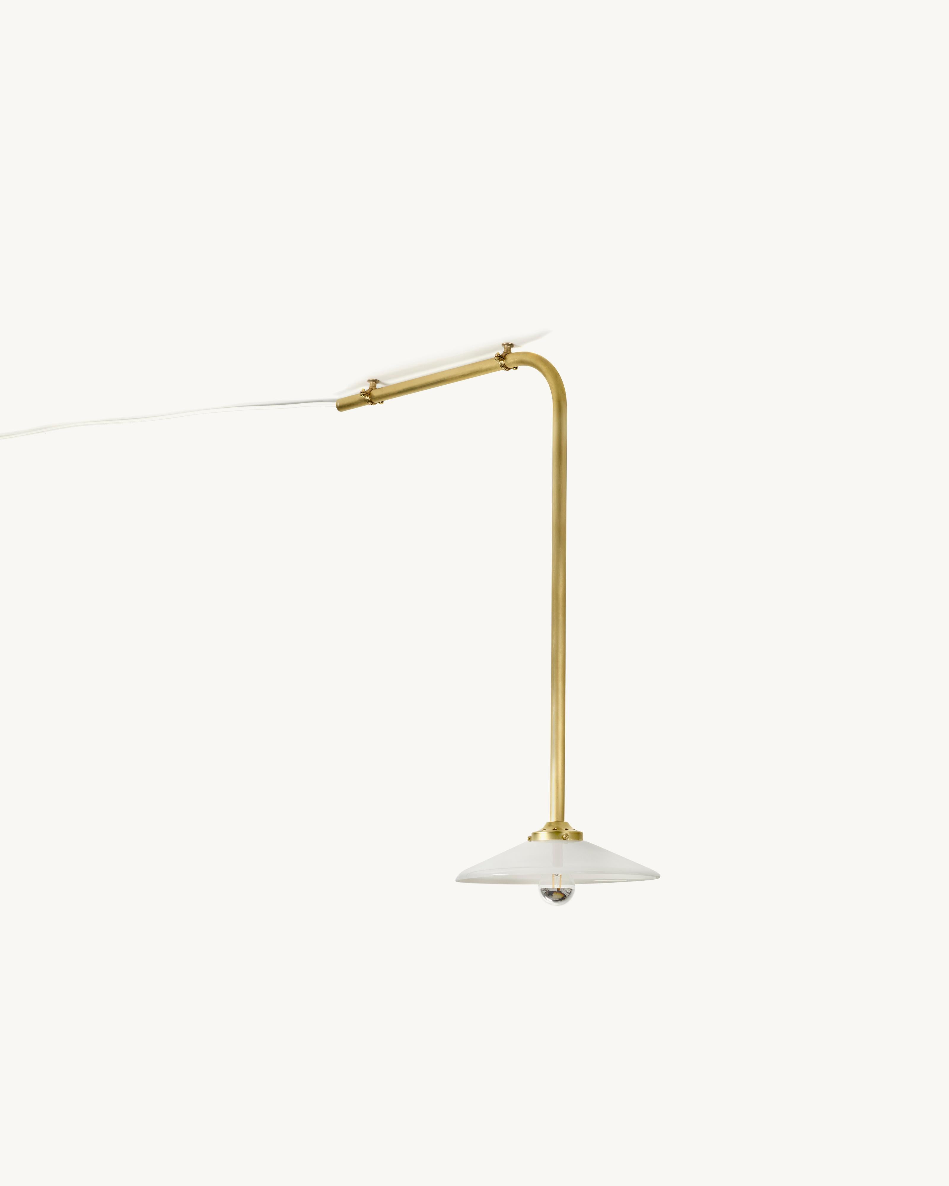 Contemporary Ceiling Lamp N°3 by Muller Van Severen x Valerie Objects, Brass For Sale 2