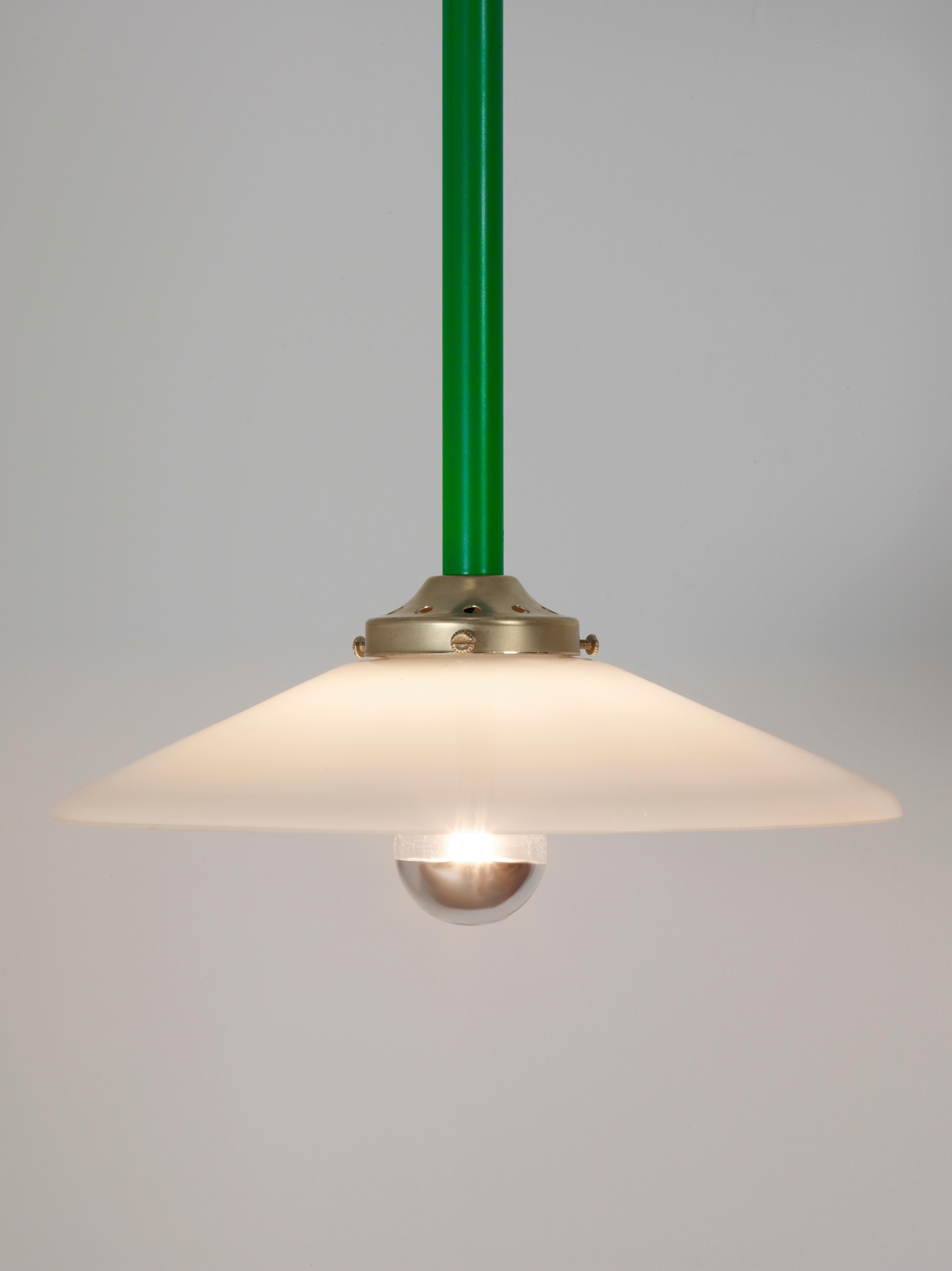 Organic Modern Contemporary Ceiling Lamp N°4 by Muller Van Severen x Valerie Objects, Green For Sale