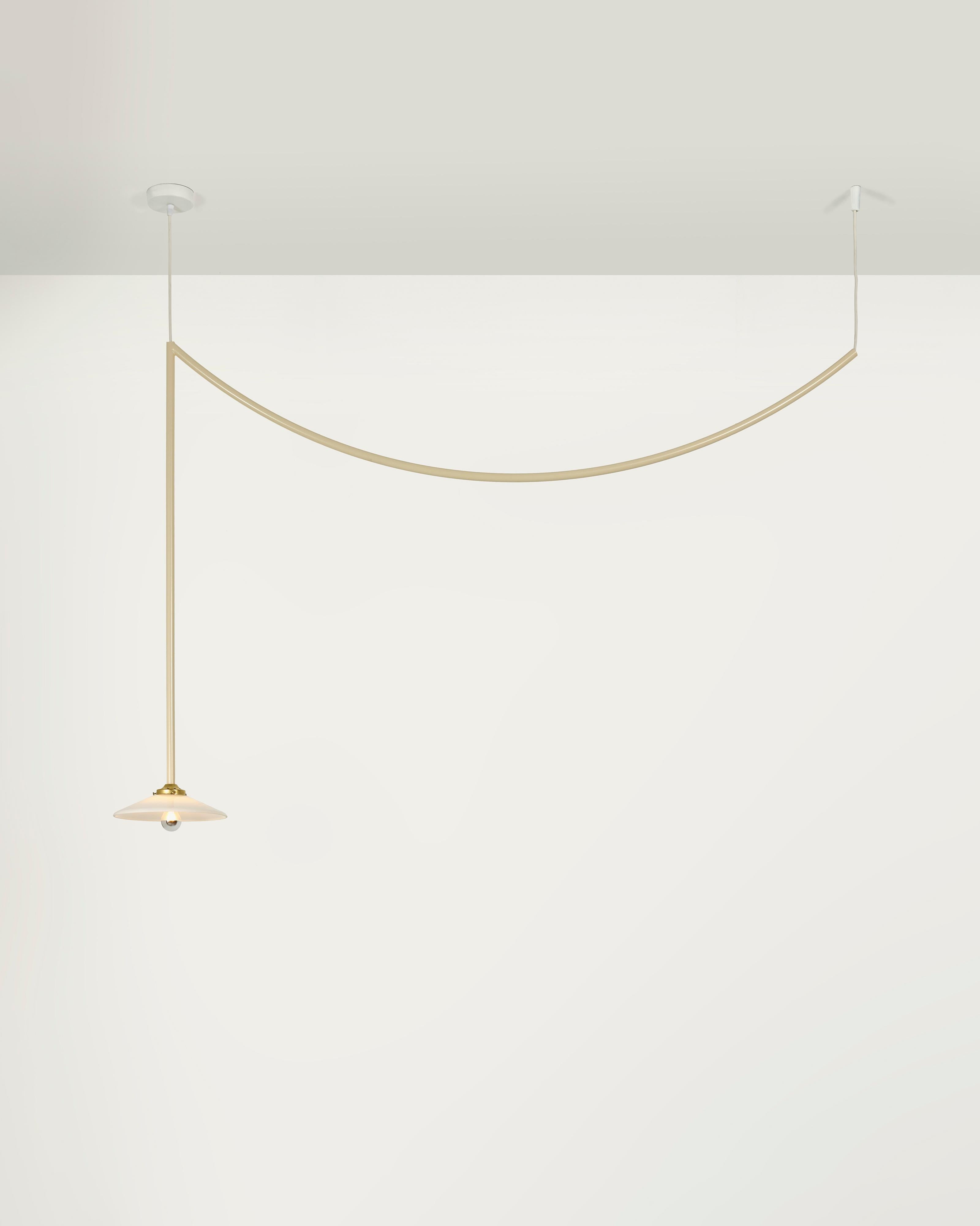 Steel Contemporary Ceiling Lamp N°4 by Muller Van Severen x Valerie Objects, Green For Sale