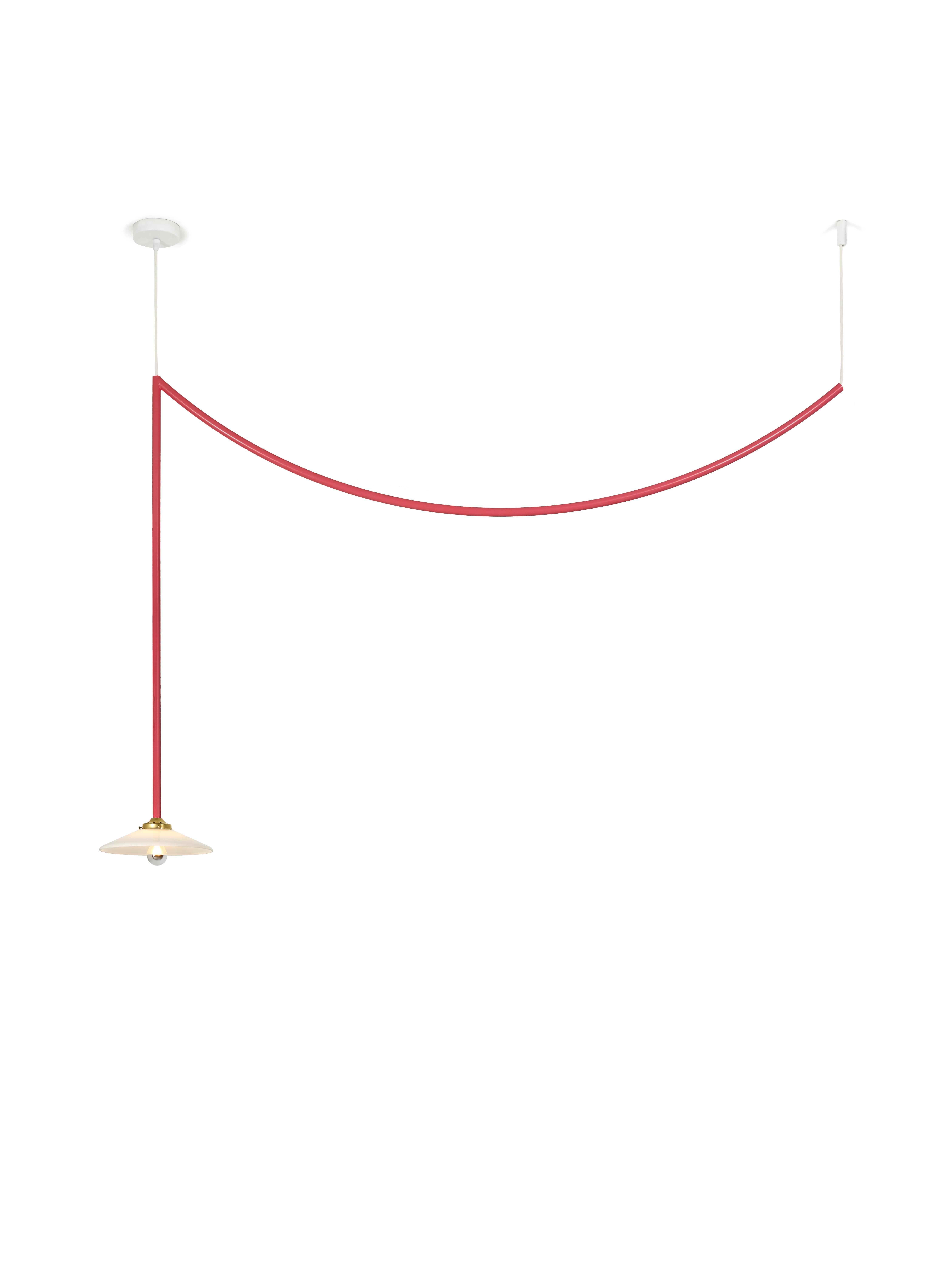 Contemporary Ceiling Lamp N°5 by Muller Van Severen x Valerie Objects, Red For Sale 11