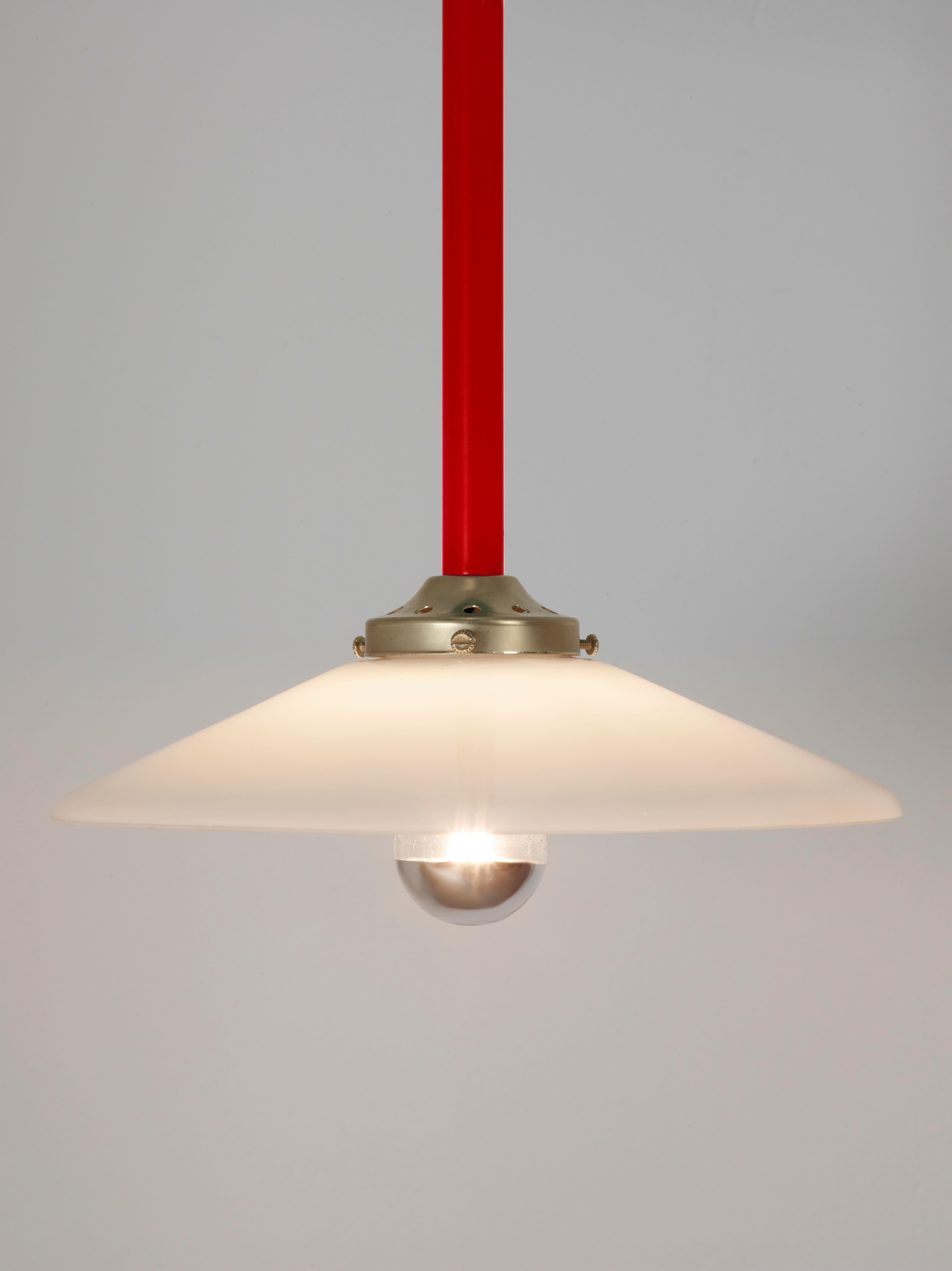 Contemporary Ceiling Lamp N°5 by Muller Van Severen x Valerie Objects, Red For Sale 12