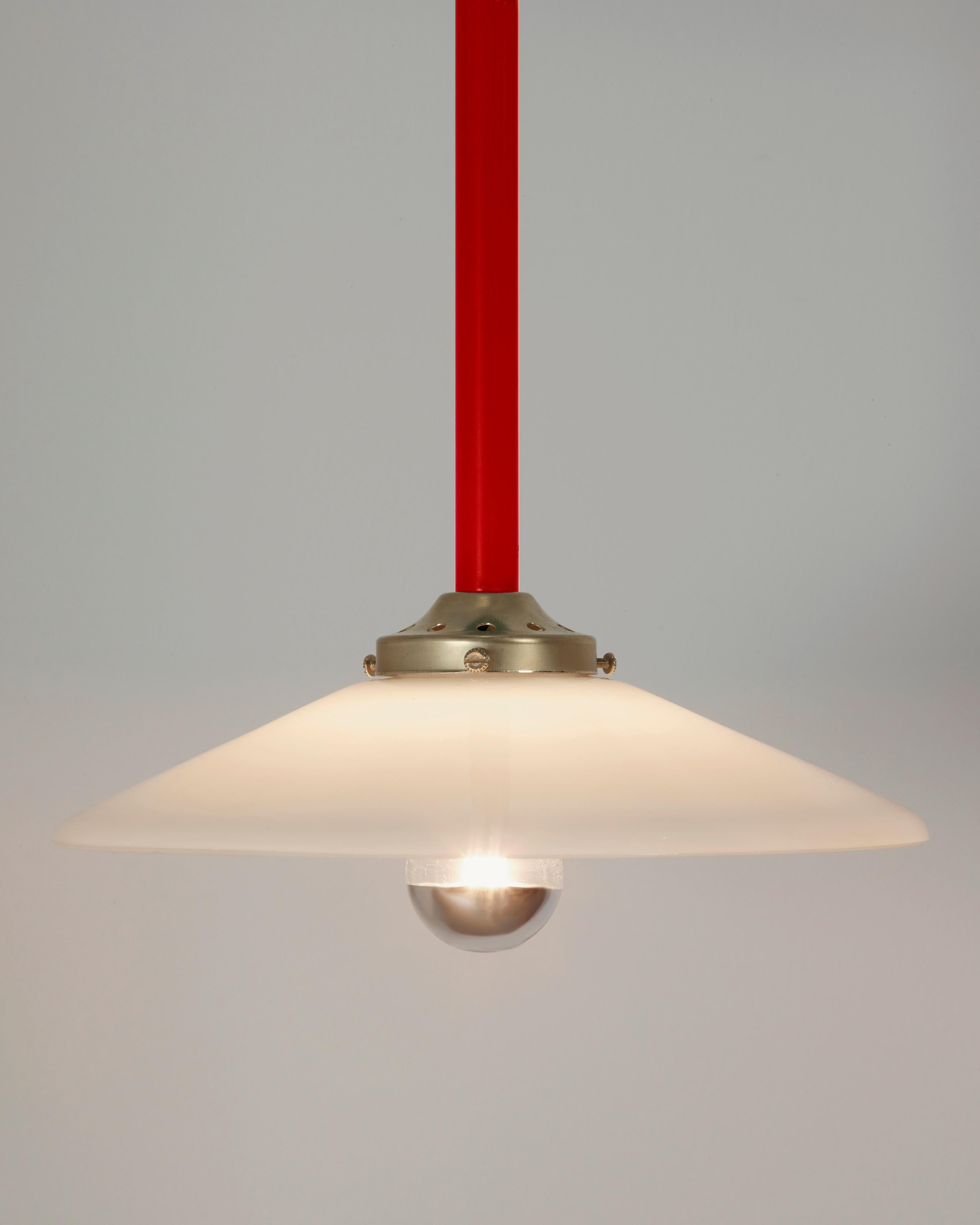 Organic Modern Contemporary Ceiling Lamp N°5 by Muller Van Severen x Valerie Objects, Red For Sale
