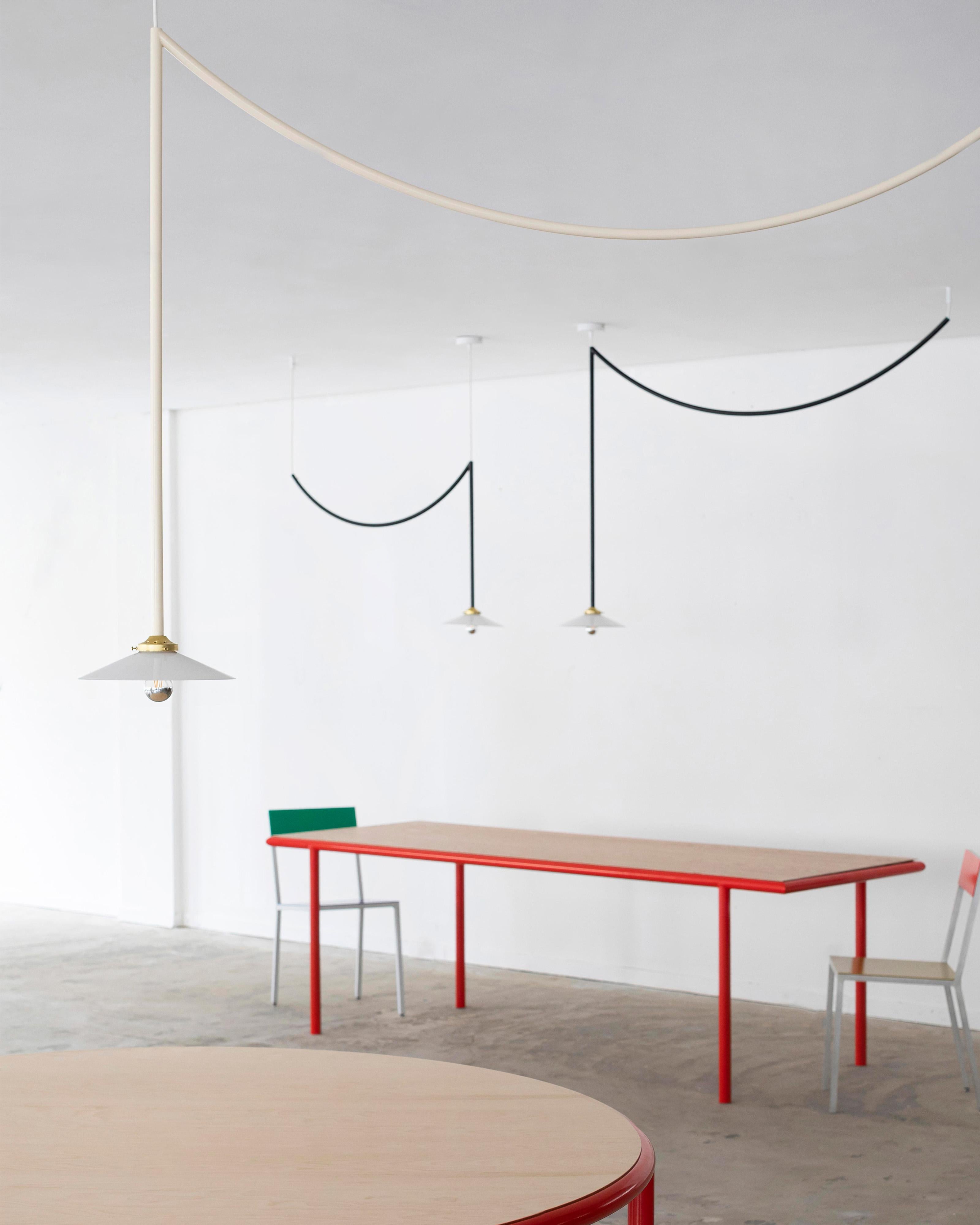 Contemporary Ceiling Lamp N°5 by Muller Van Severen x Valerie Objects, Red For Sale 2