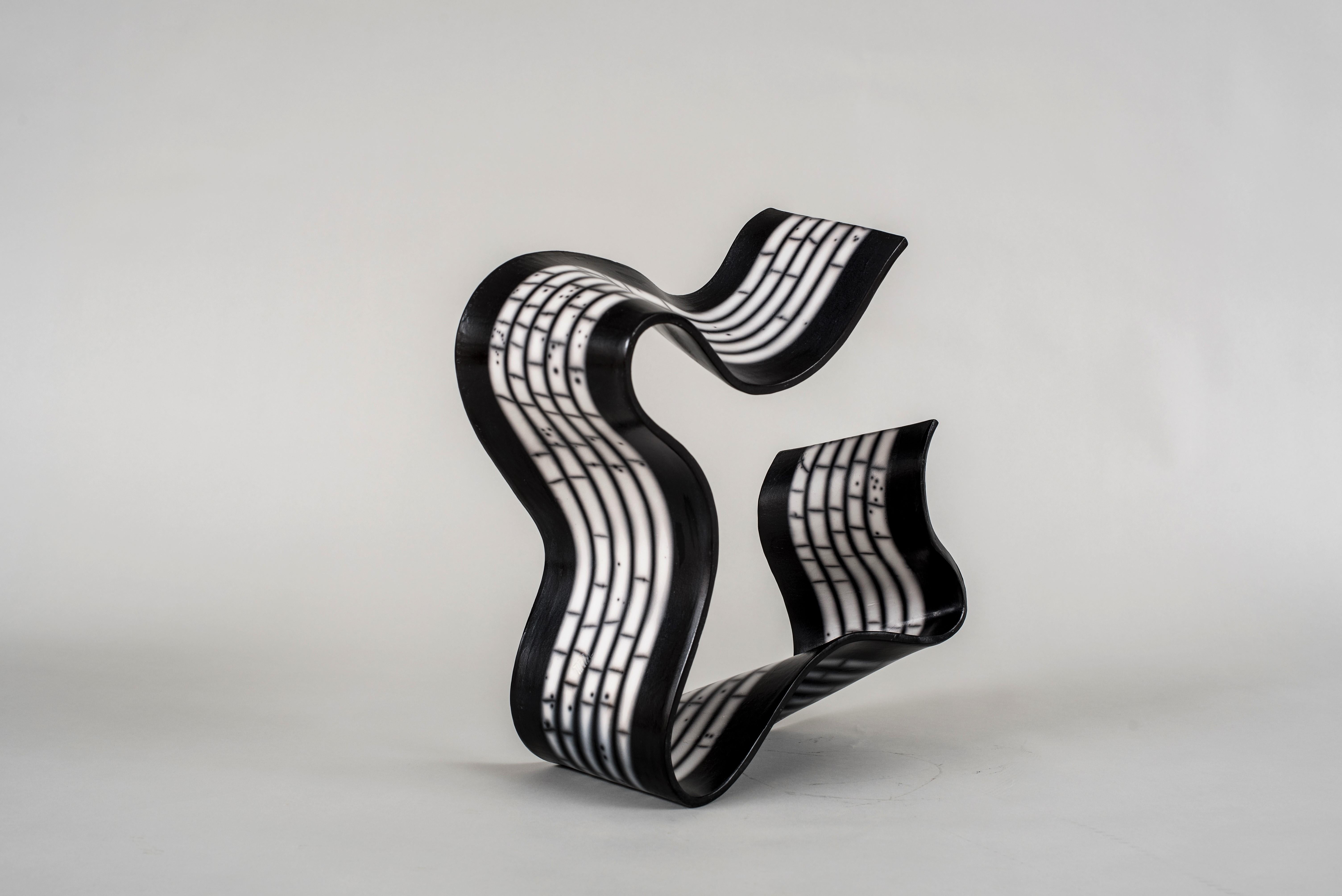 Minimalist Contemporary Ceramic Abstract Sculpture For Sale