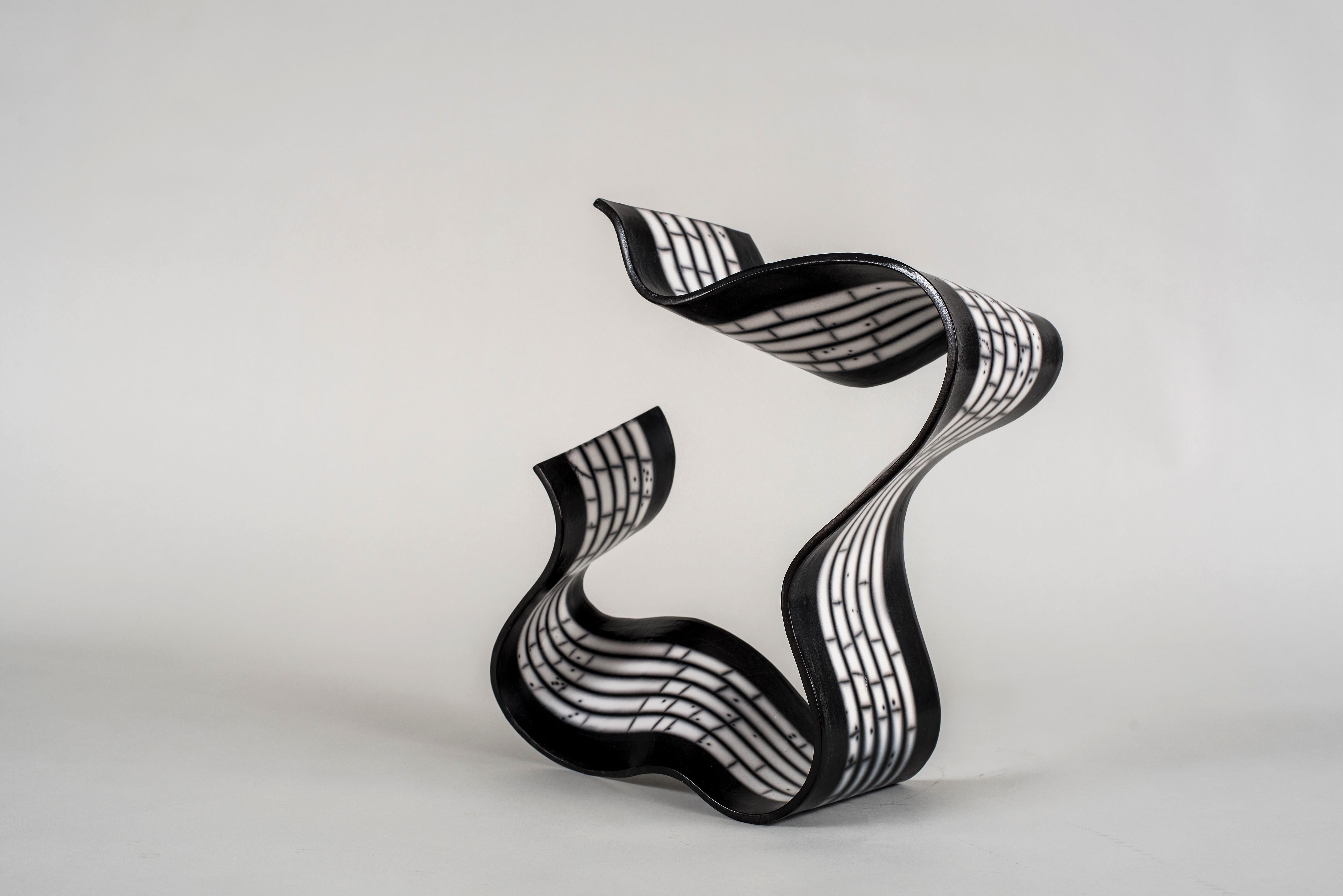 Israeli Contemporary Ceramic Abstract Sculpture For Sale