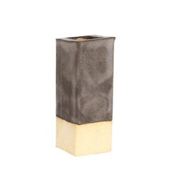 Triple Tier Tall Ceramic Hex Side Table in Acai Matte by BZIPPY