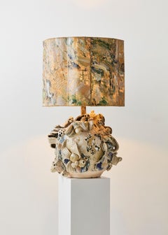 Contemporary Ceramic Blooming Terra lamp MVC25001 by Maarten Vrolijk