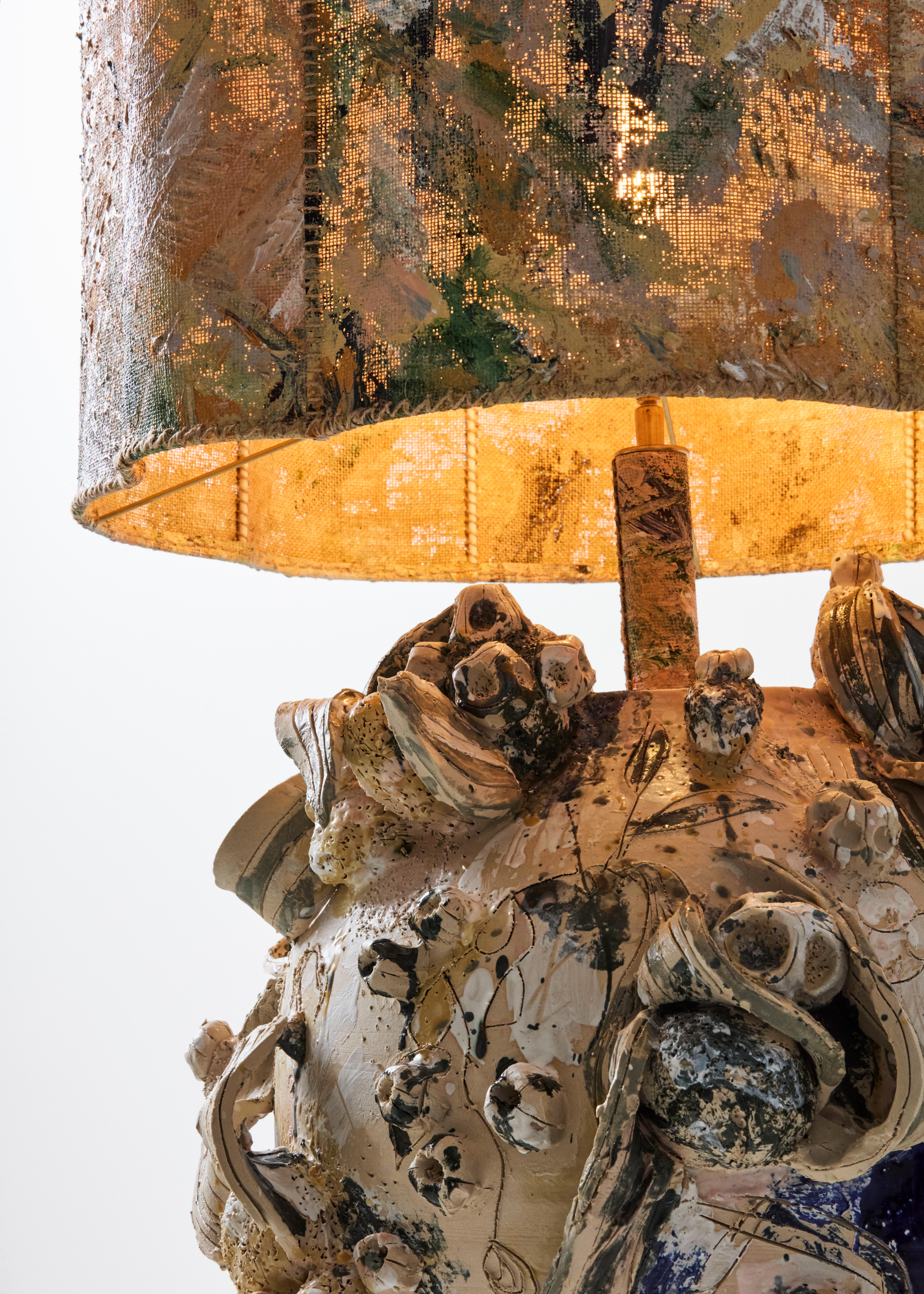 Contemporary Ceramic Blooming Terra lamp MVC25001 by Maarten Vrolijk For Sale 2