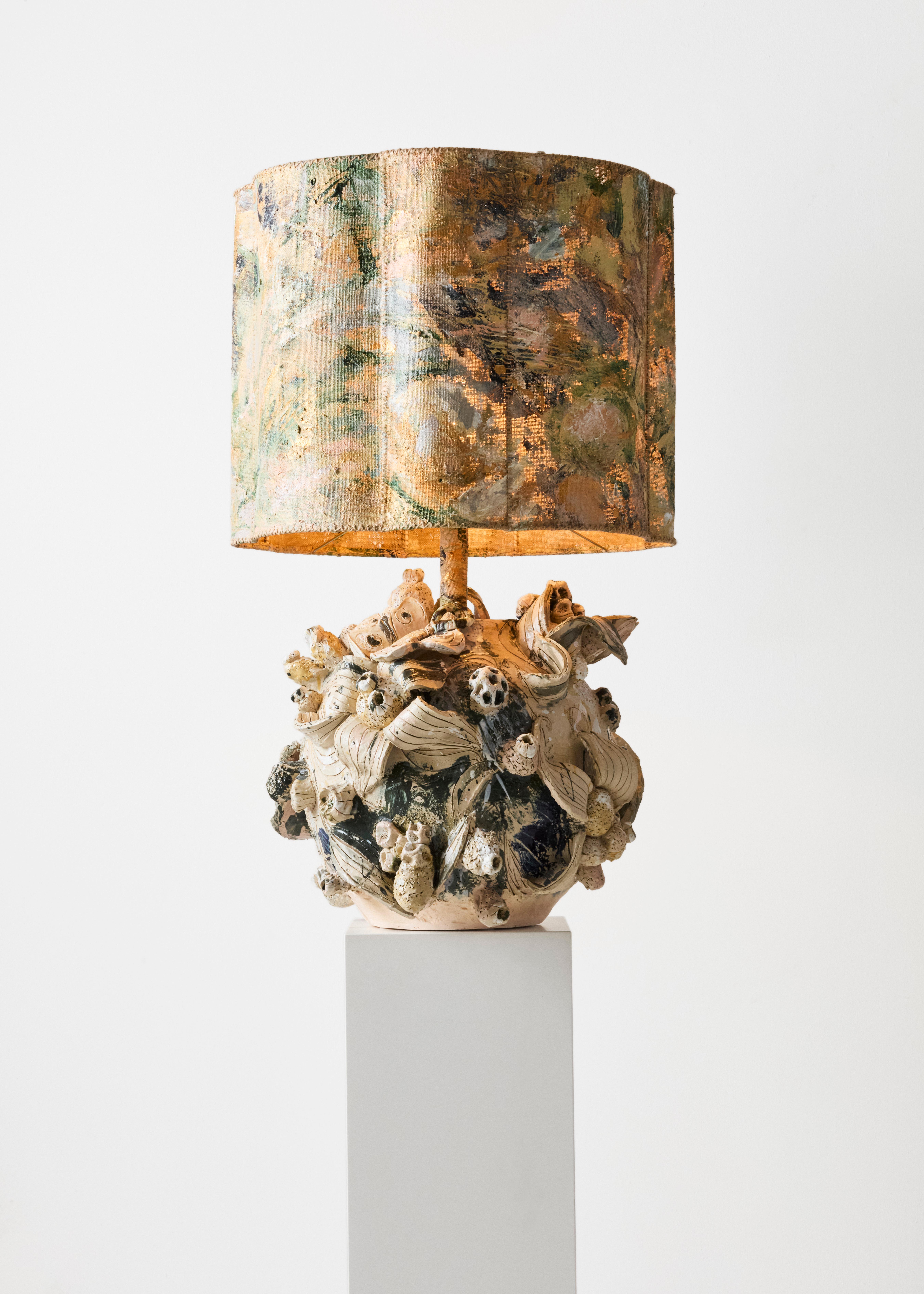 Contemporary Ceramic Blooming Terra lamp MVC25001 by Maarten Vrolijk For Sale 4