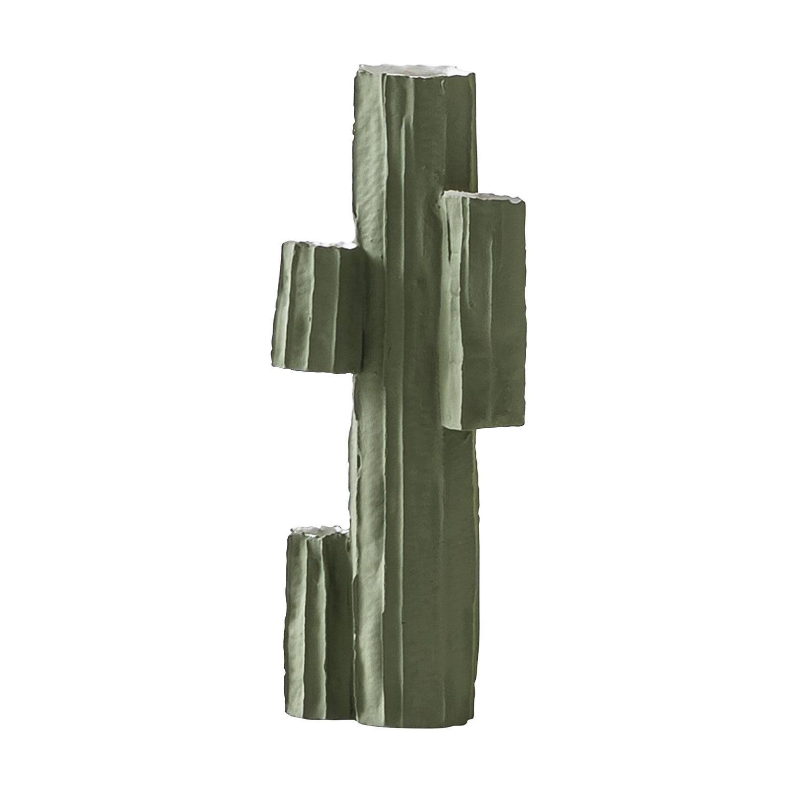 Contemporary Ceramic Cactus Vase #1 Farbig