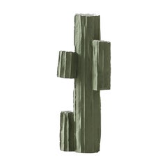 Contemporary Ceramic Cactus Vase #1 Colored