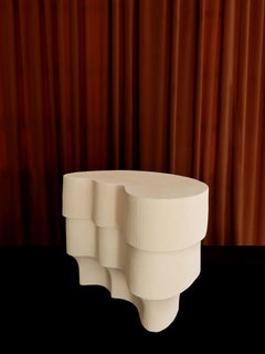 Tavolino contemporaneo in ceramica Cavus I realizzato a mano da Jan Ernst