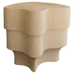 Contemporary Ceramic Cavus II side table Handcrafted by Jan Ernst
