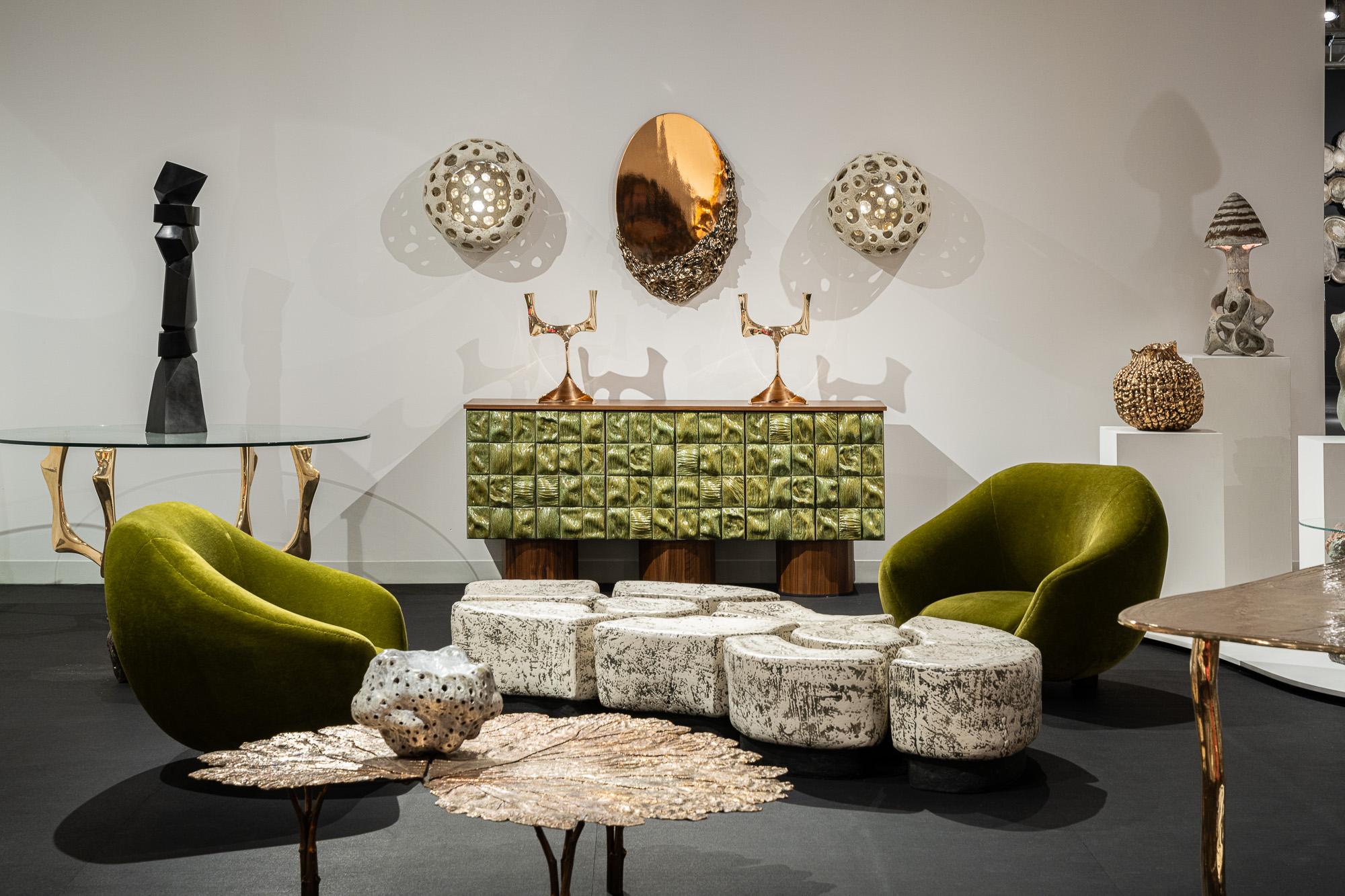 Organique Table basse contemporaine en céramique d'Agnès Debizet, 2022 en vente