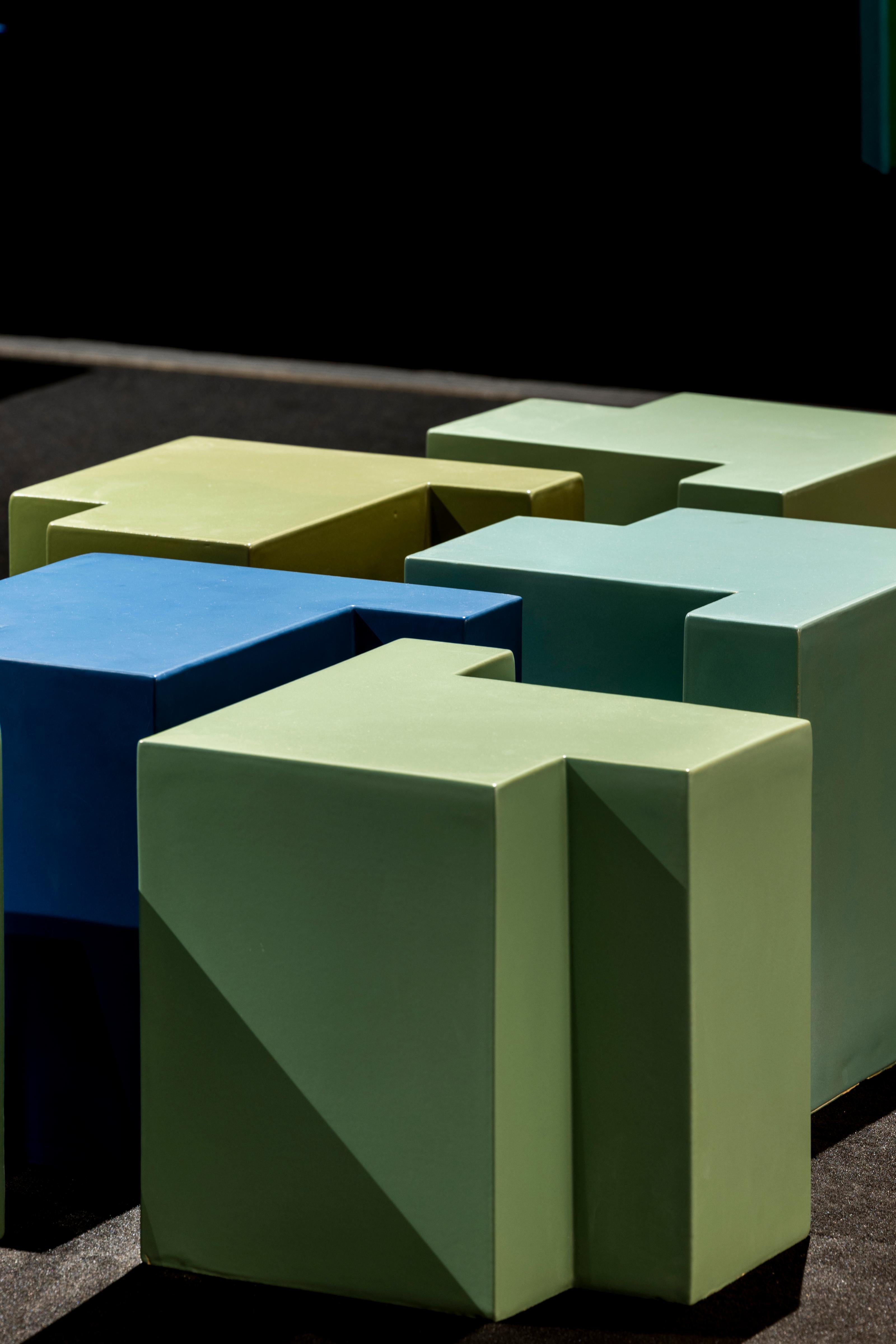 Contemporary Ceramic Coffee Table by Andrée & Michel Hirlet, France For Sale 3