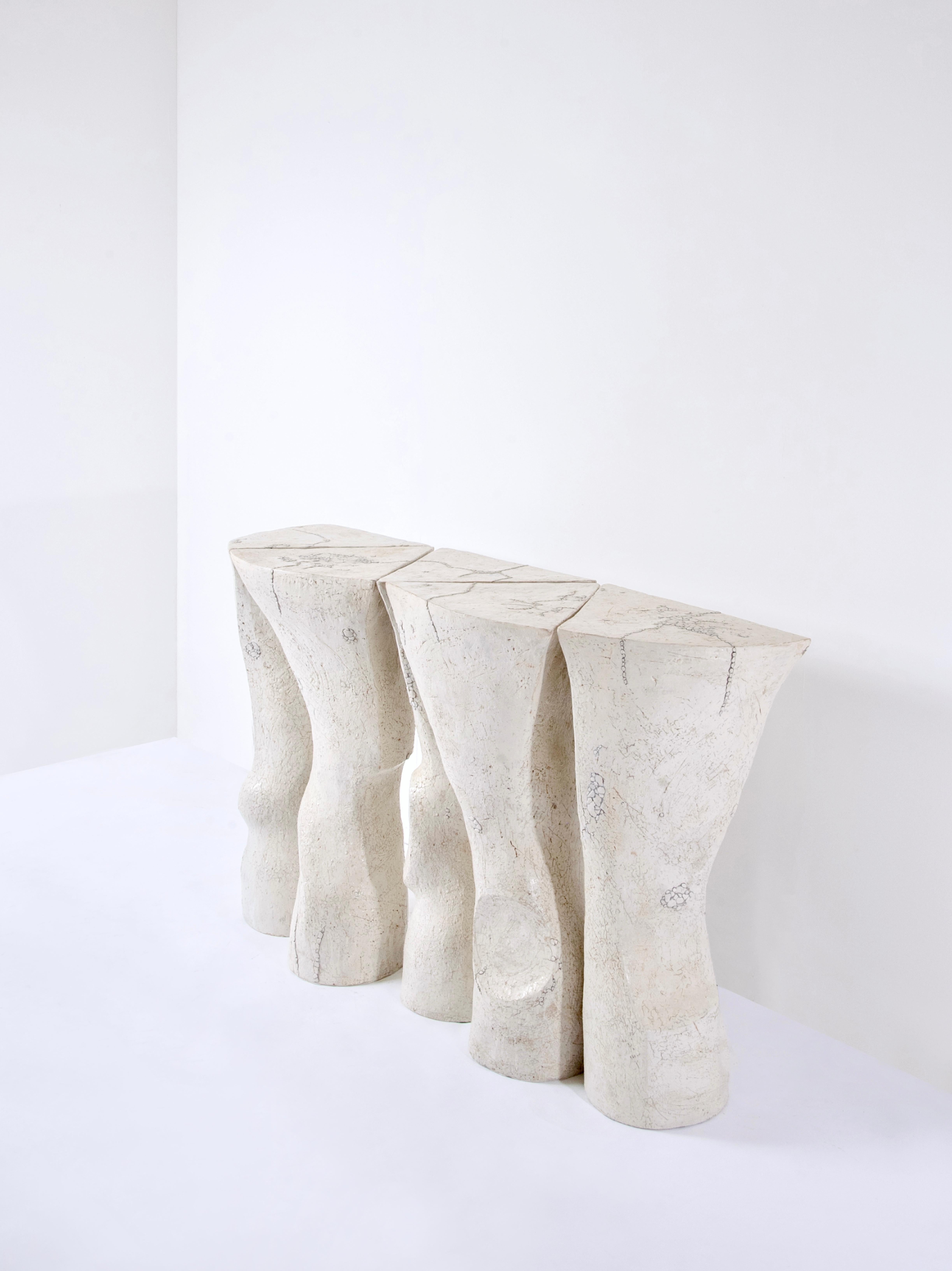 Organique Contemporary Ceramic Console by Agnès Debizet en vente