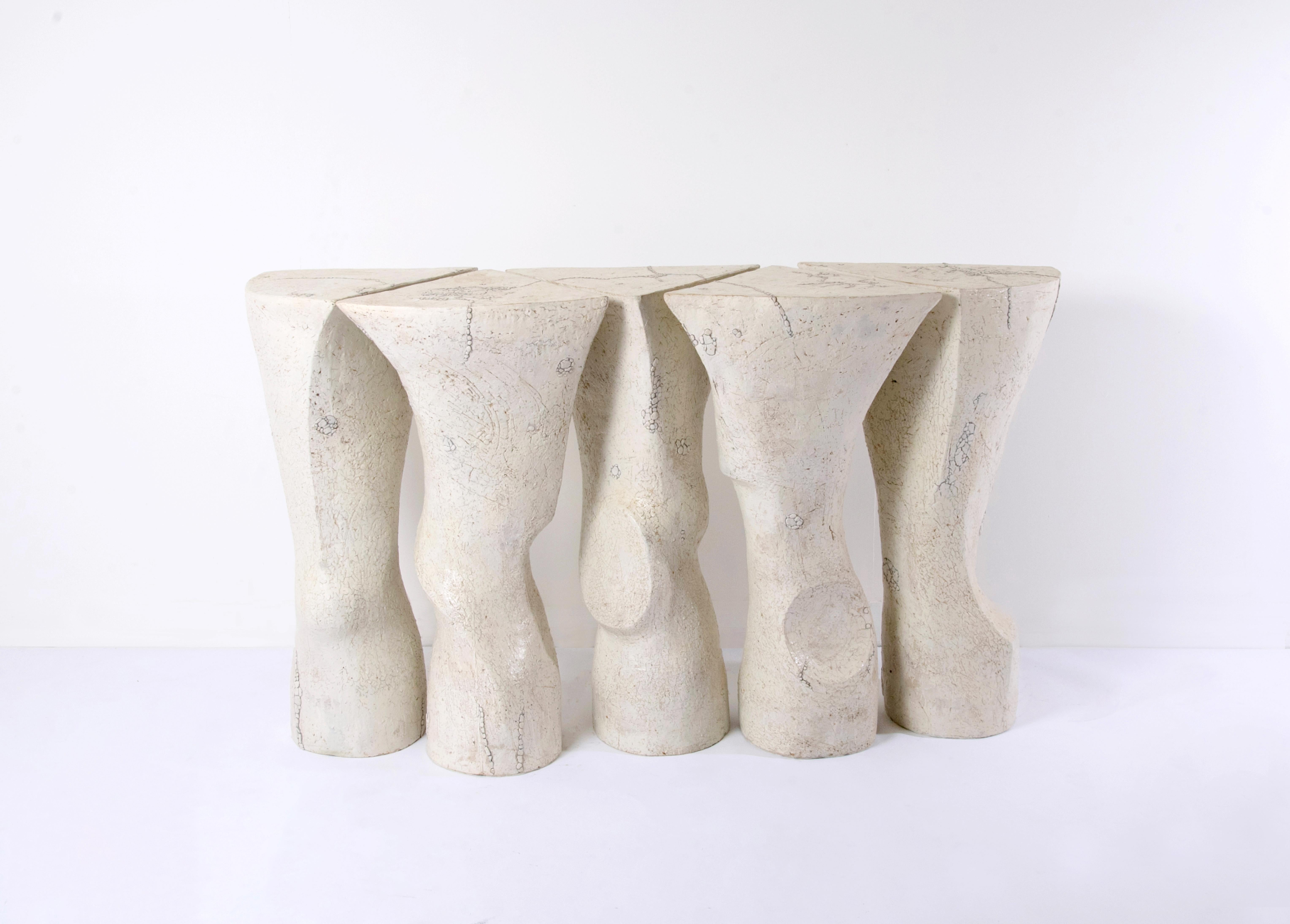 Français Contemporary Ceramic Console by Agnès Debizet en vente