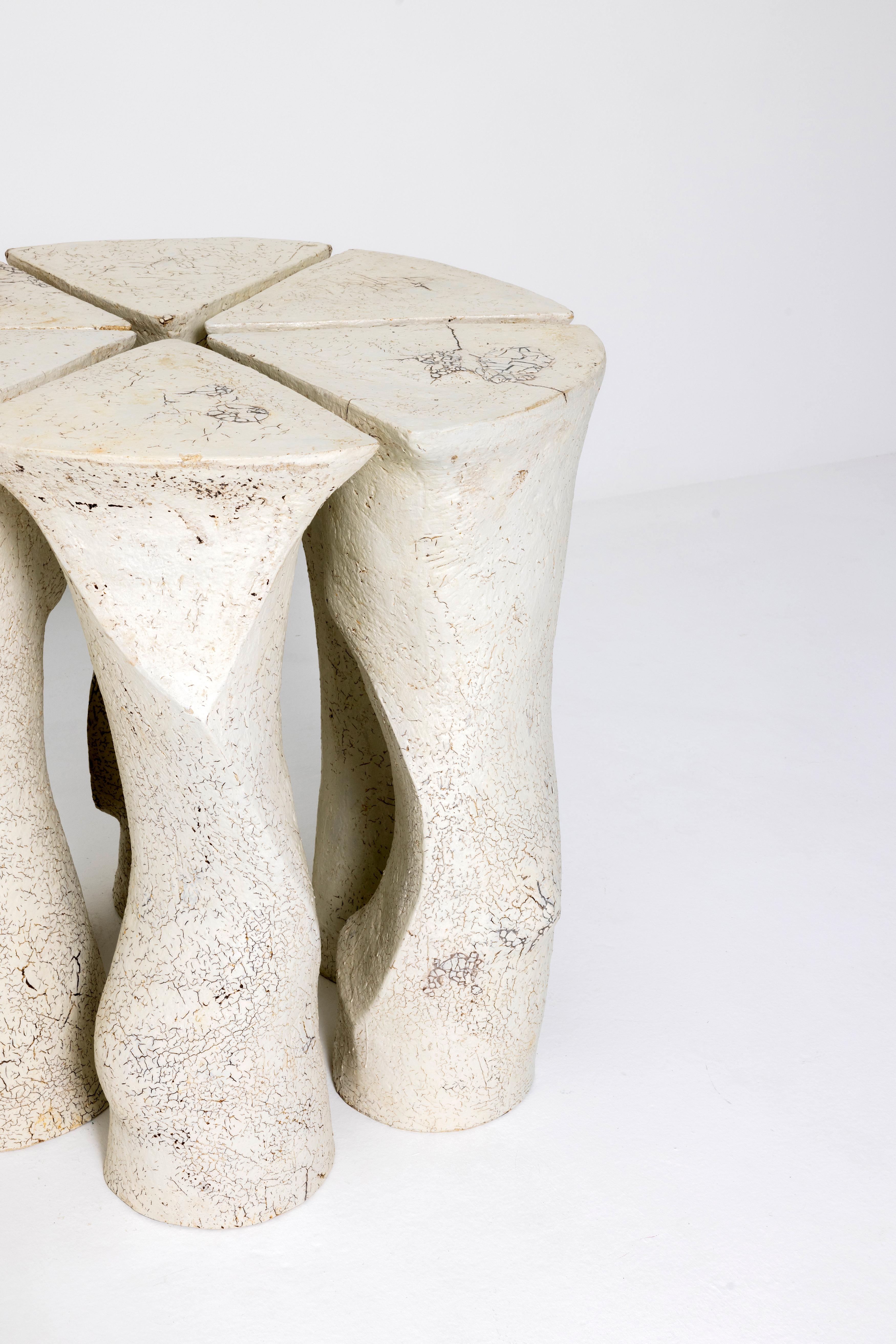 Hand-Crafted Contemporary Ceramic Console Table by Agnès Debizet, France For Sale