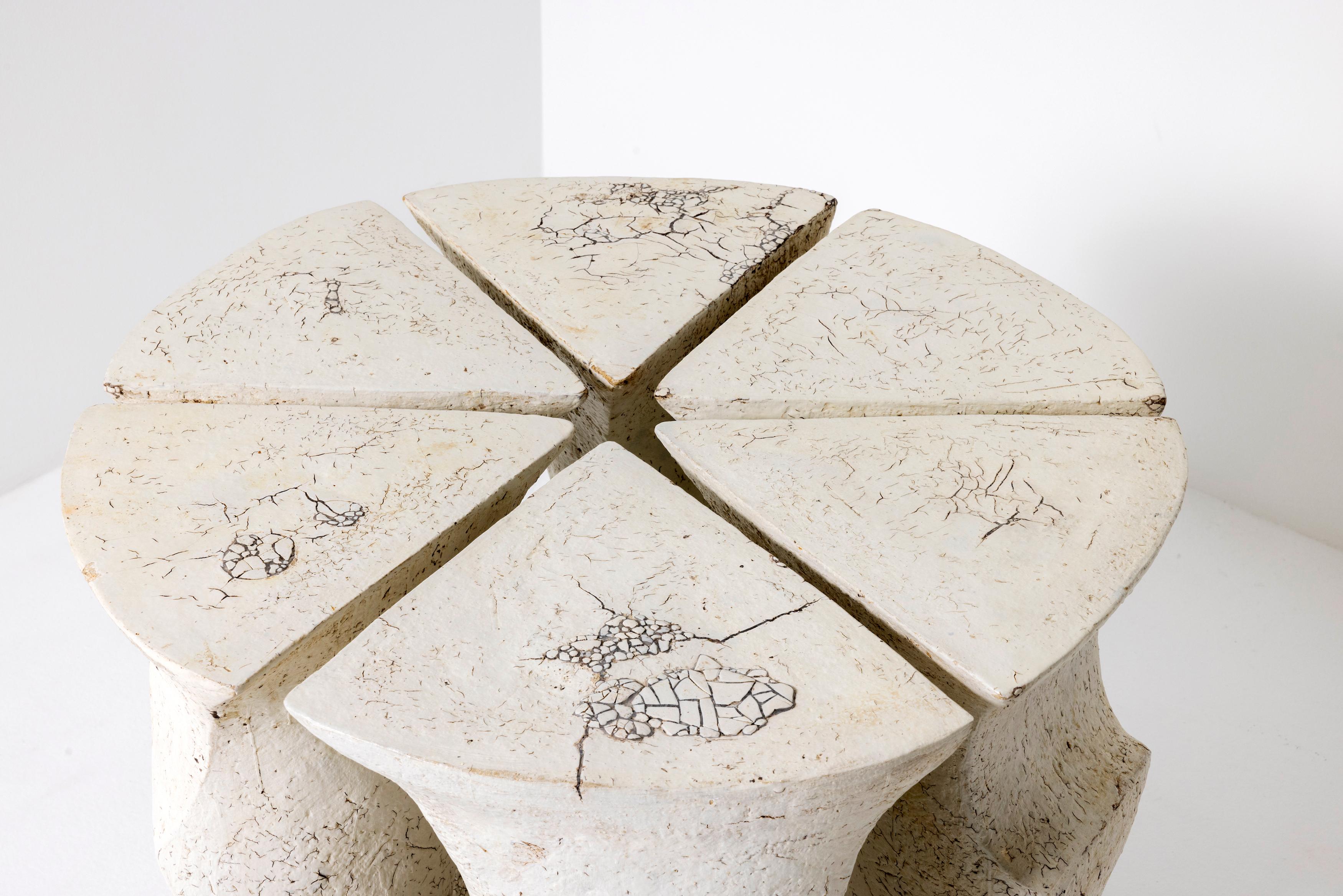 Contemporary Ceramic Console Table by Agnès Debizet, France In New Condition For Sale In London, GB