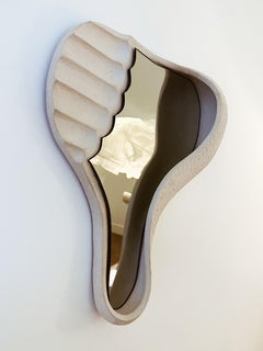 Contemporary Ceramic DUNE 01 Mirror Handcrafted by Jan Ernst