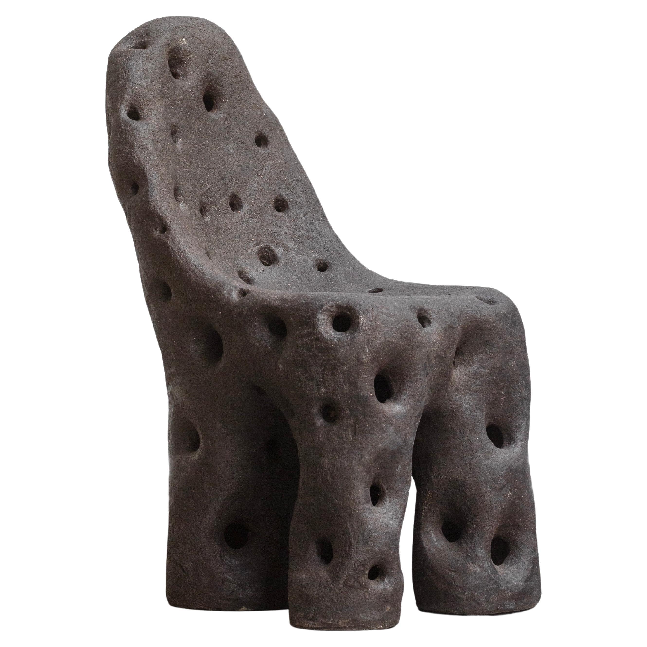 Zeitgenössischer keramischer "Elefanten"-Stuhl von Agnès Debizet, 2019