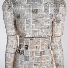 Contemporary Ceramic Figural Lifesize Female Sculpture by Dora Várkonyi