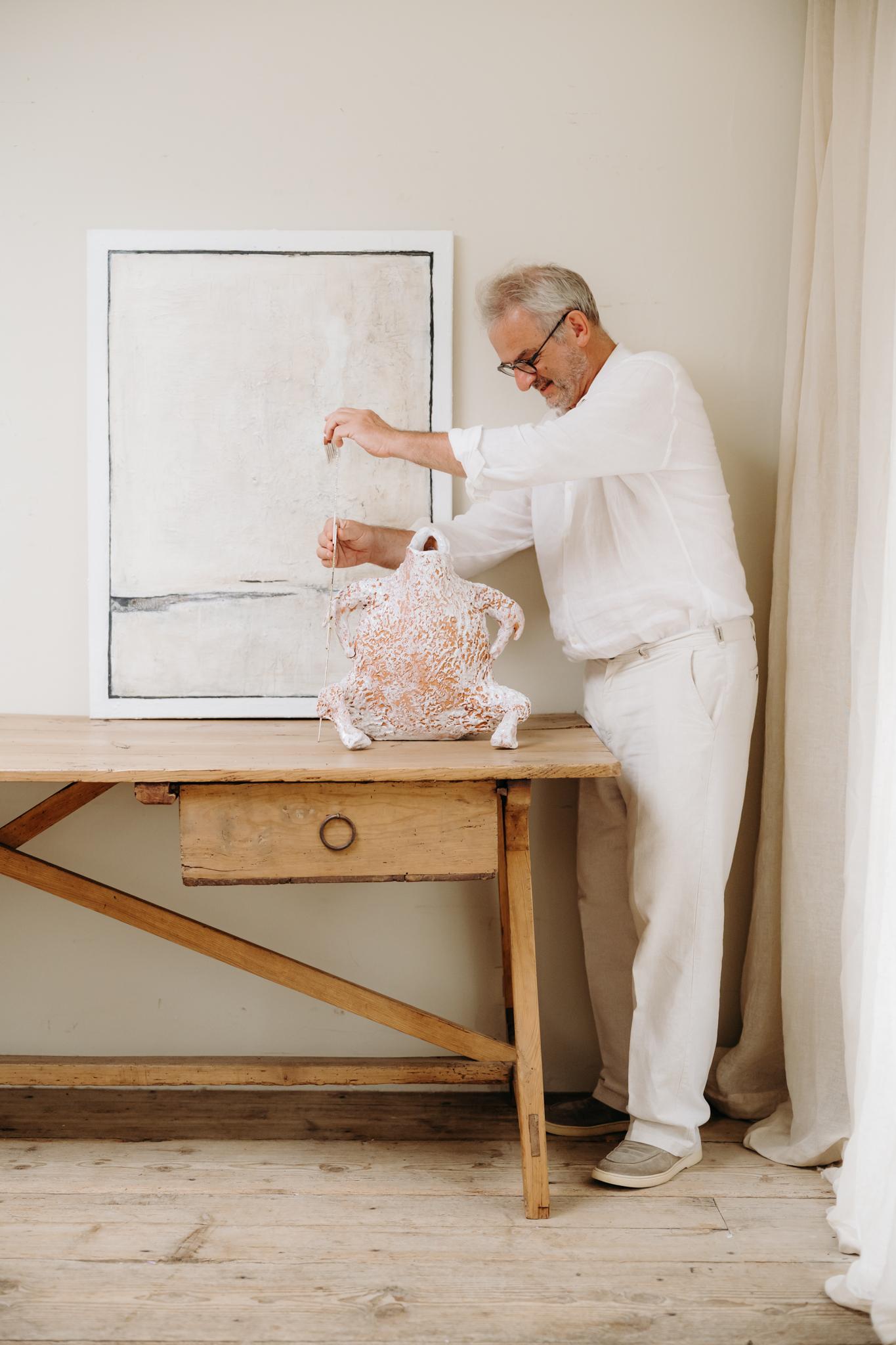 zeitgenössische Keramik funky Huhn ... (21. Jahrhundert und zeitgenössisch) im Angebot