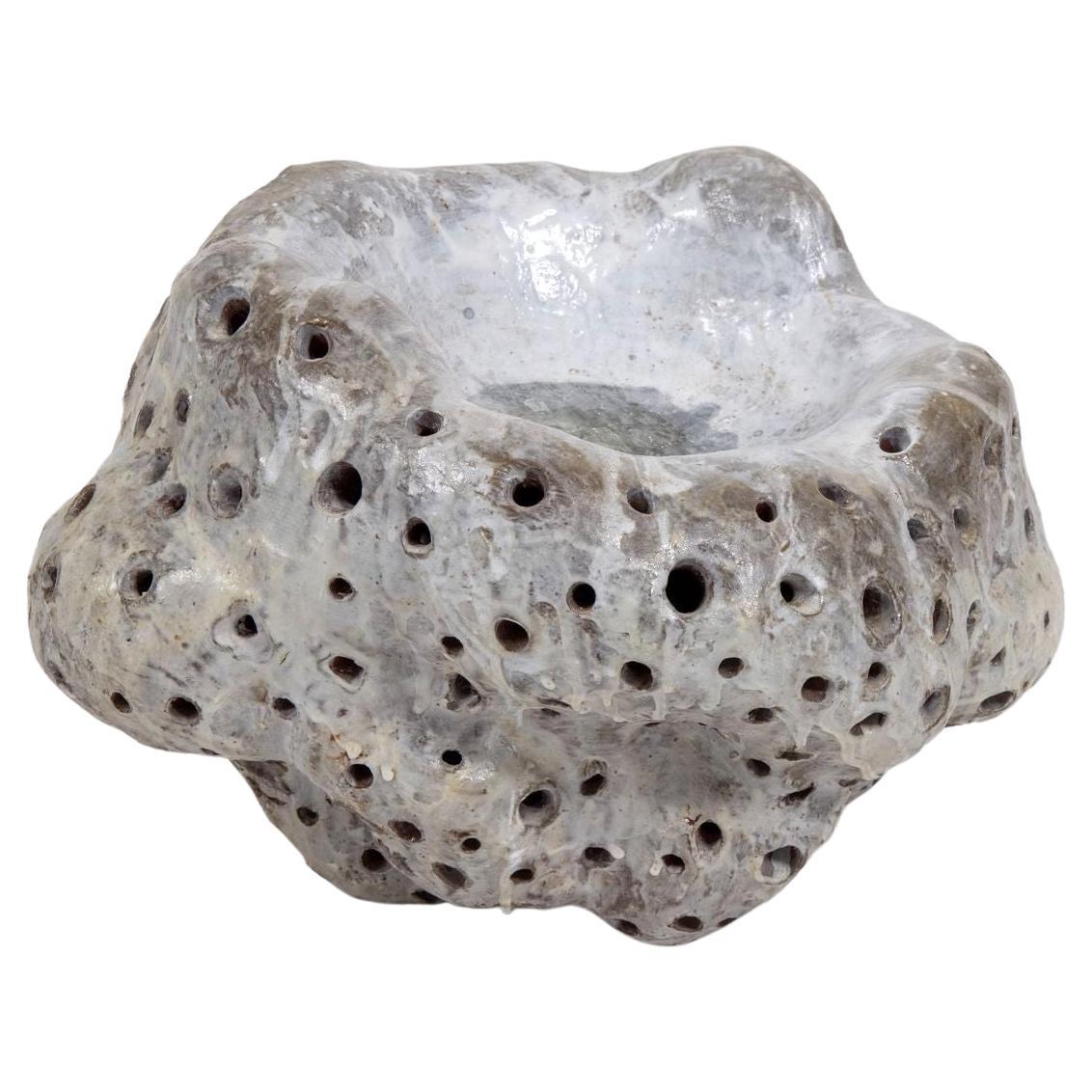 Contemporary Ceramic "Geode" Sculpture by Agnès Debizet, 2020 For Sale