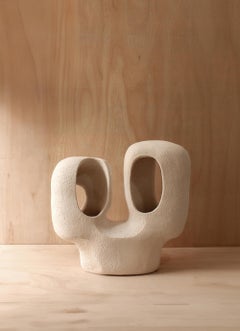 Jarrón de cerámica contemporáneo, moderno y orgánico hecho a mano "Jarrón No_010" de AOAO