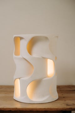 contemporary ceramic lamp by Guy Bareff