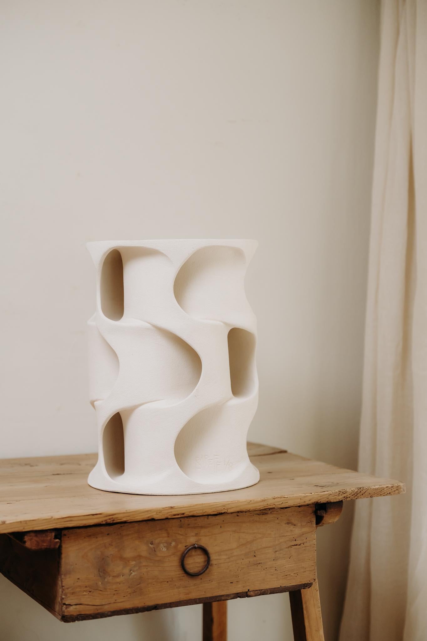 Ceramic contemporary ceramic lamp by Guy Bareff For Sale