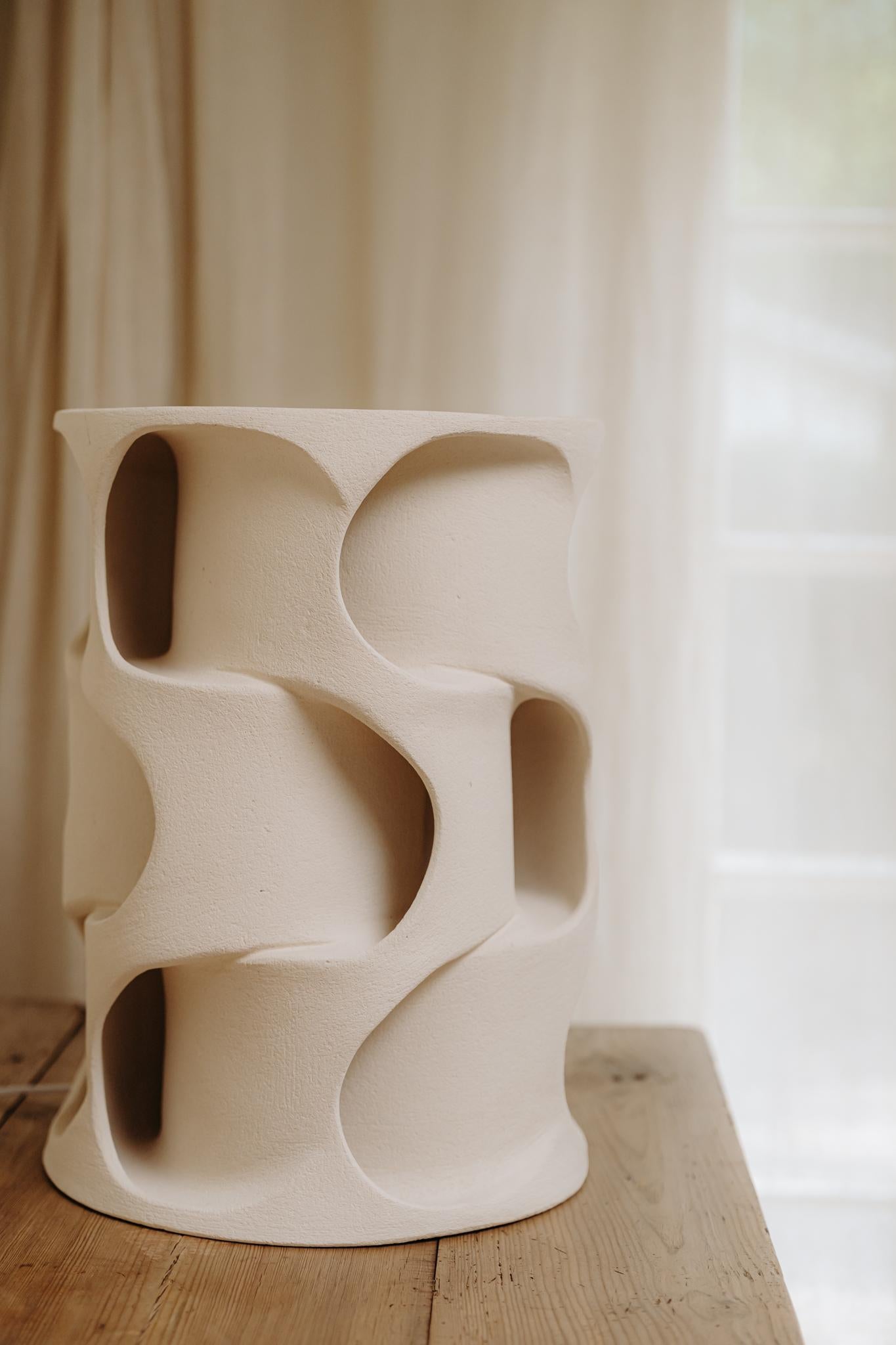 contemporary ceramic lamp by Guy Bareff For Sale 2