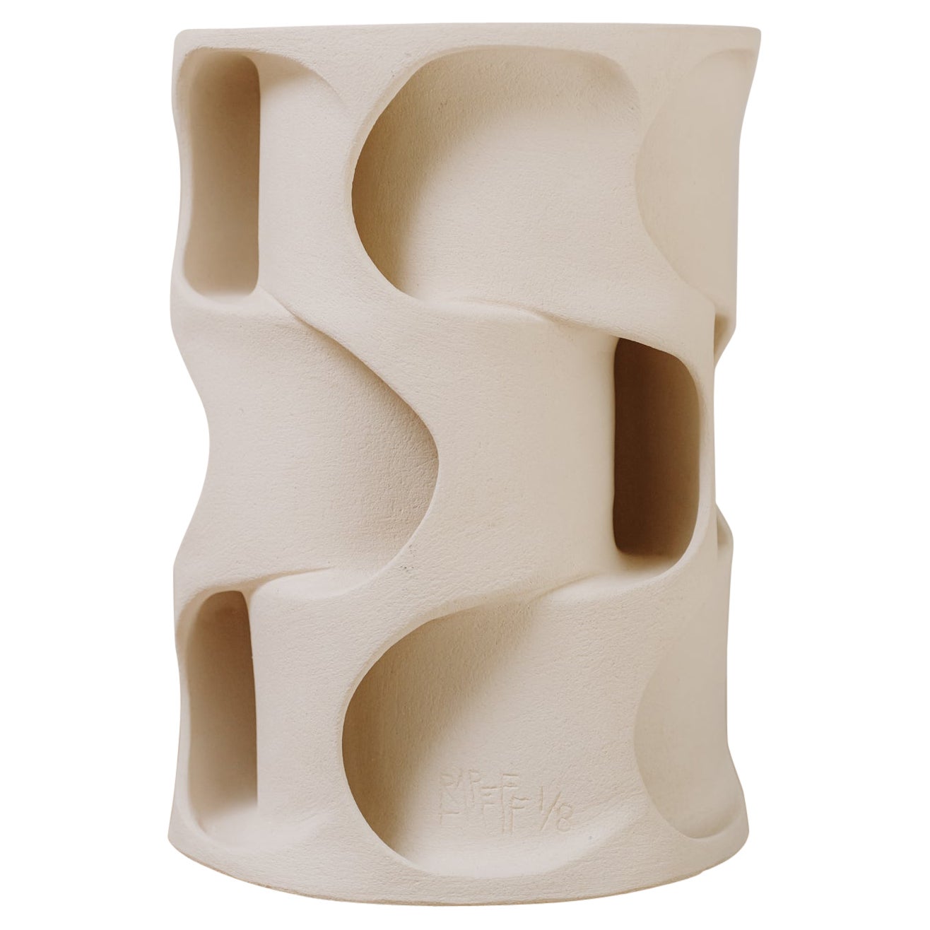 contemporary ceramic lamp by Guy Bareff For Sale