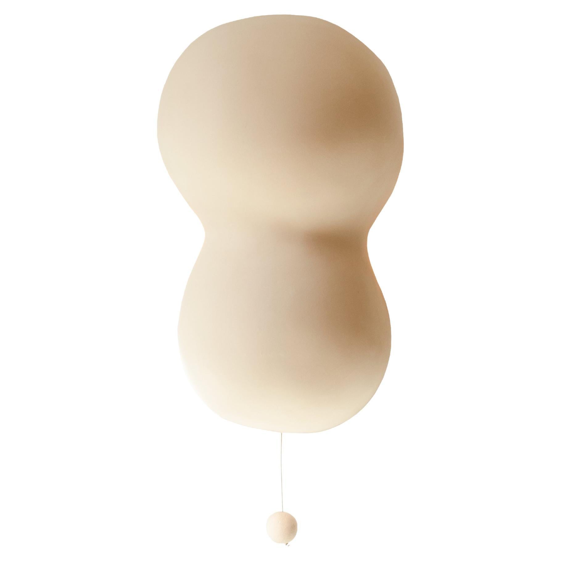 Contemporary Ceramic Mini Wall Sconce, Organic Modern "Bubble Lamp 02" by AOAO For Sale