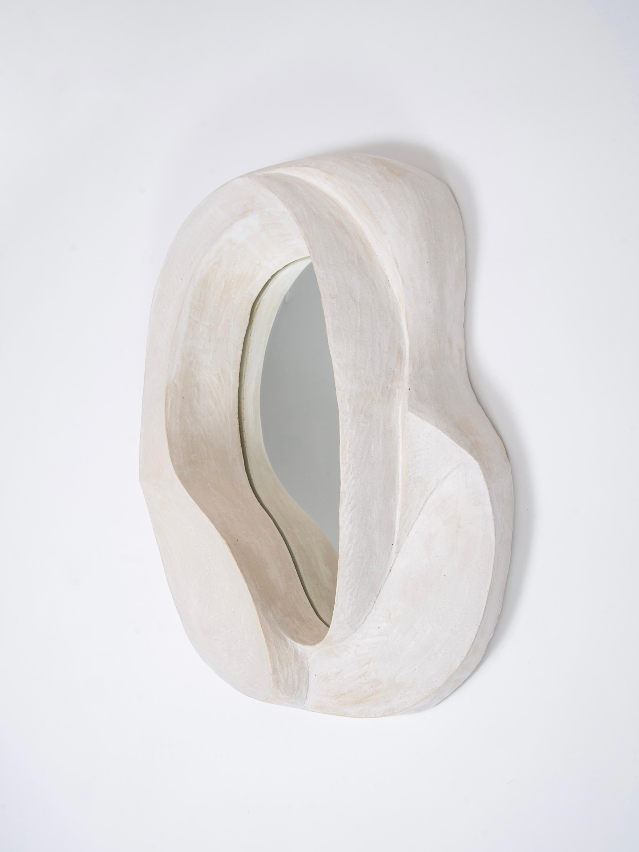 Post-Modern Contemporary Ceramic Mirror by Natasha Dakhli For Sale