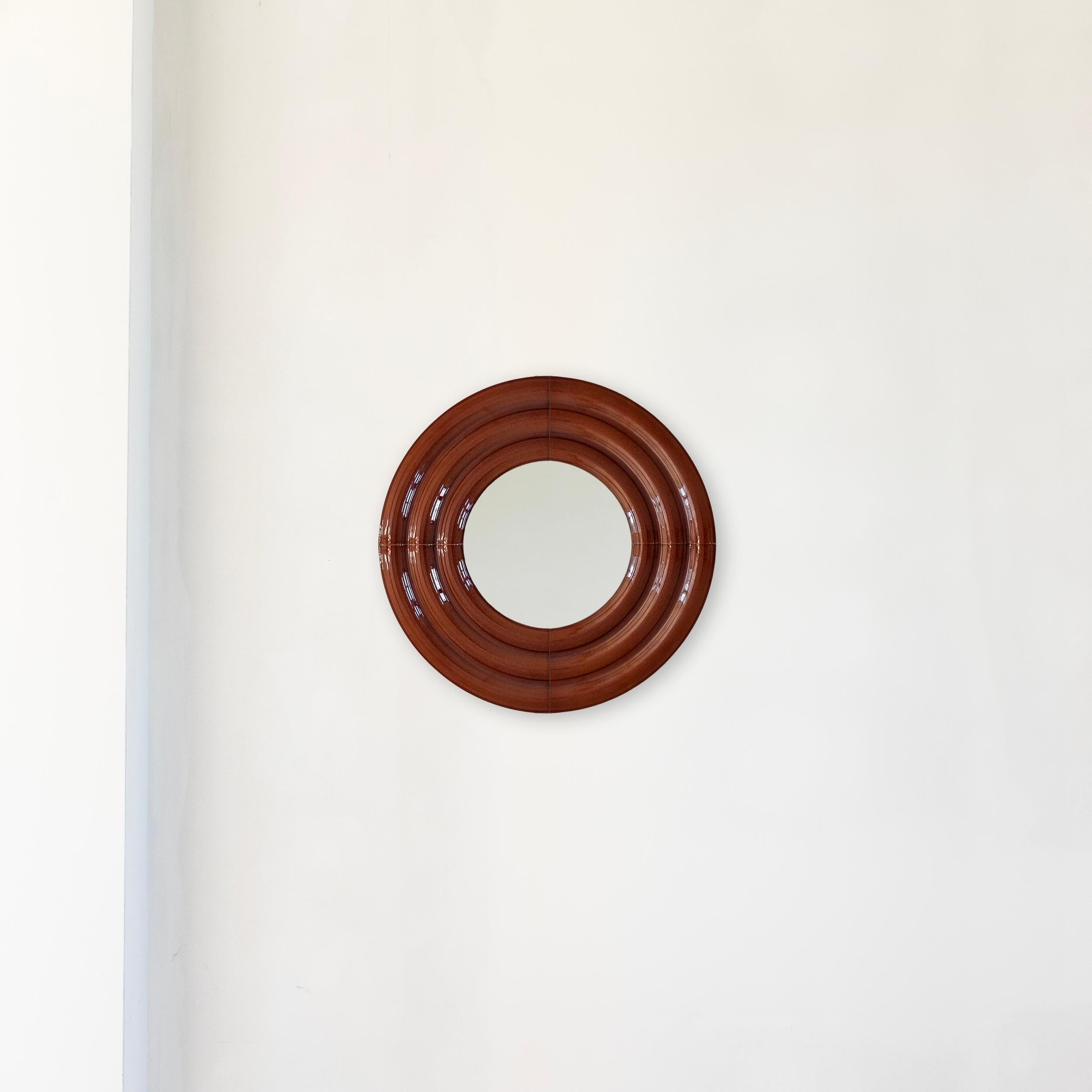 Contemporary Keramik-Spiegel 'ELO 1' von Pani Jurek, 60 Schwarz (21. Jahrhundert und zeitgenössisch) im Angebot