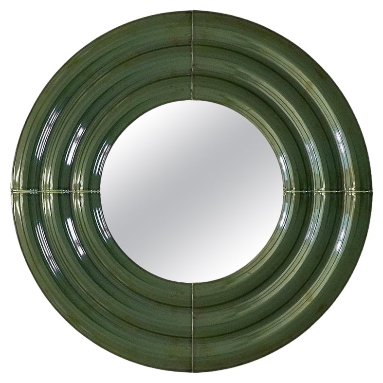Miroir contemporain en céramique 'ELO 1' par Pani Jurek, 60 Greene & Greene