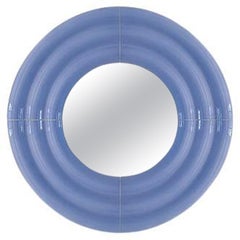 Contemporary Ceramic Mirror 'Elo 1' by Pani Jurek, 60 Lilac
