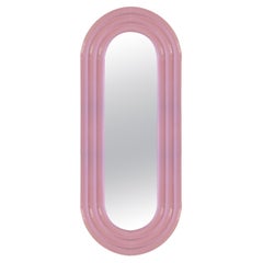 Contemporary Ceramic Mirror 'Elo 2' by Pani Jurek, 150-60 Pink