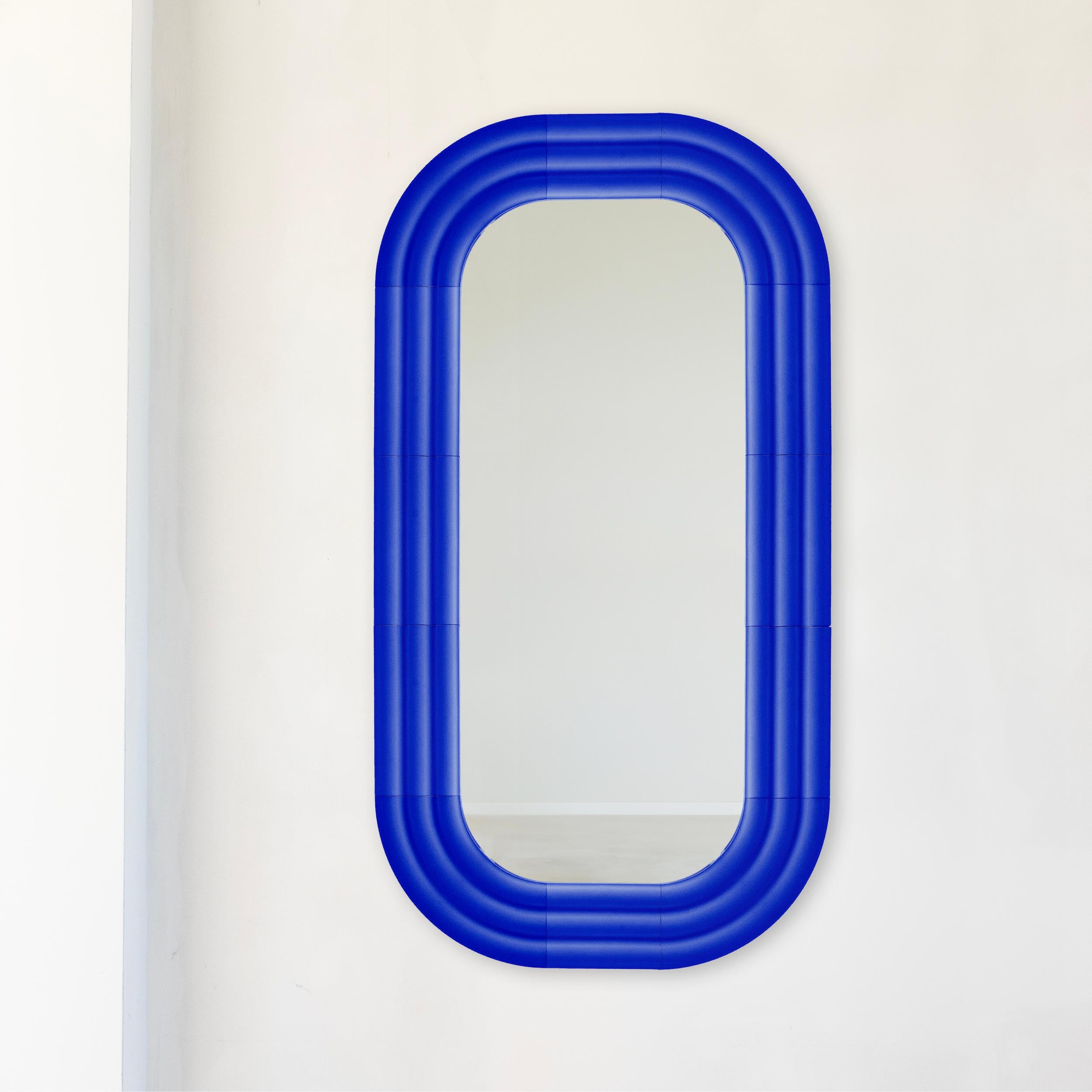 Contemporary Ceramic Mirror 'Elo 3' by Pani Jurek, 150-80 White For Sale 3