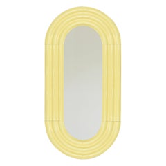 Contemporary Ceramic Mirror 'Elo 5' by Pani Jurek, 120-60 Mellow Yellow