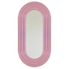 Specchio in ceramica Contemporary 'Elo 5' di Pani Jurek, 120-60 Rosa