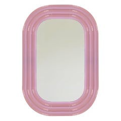 Contemporary Ceramic Mirror 'Elo 6' by Pani Jurek, 120-80 Pink