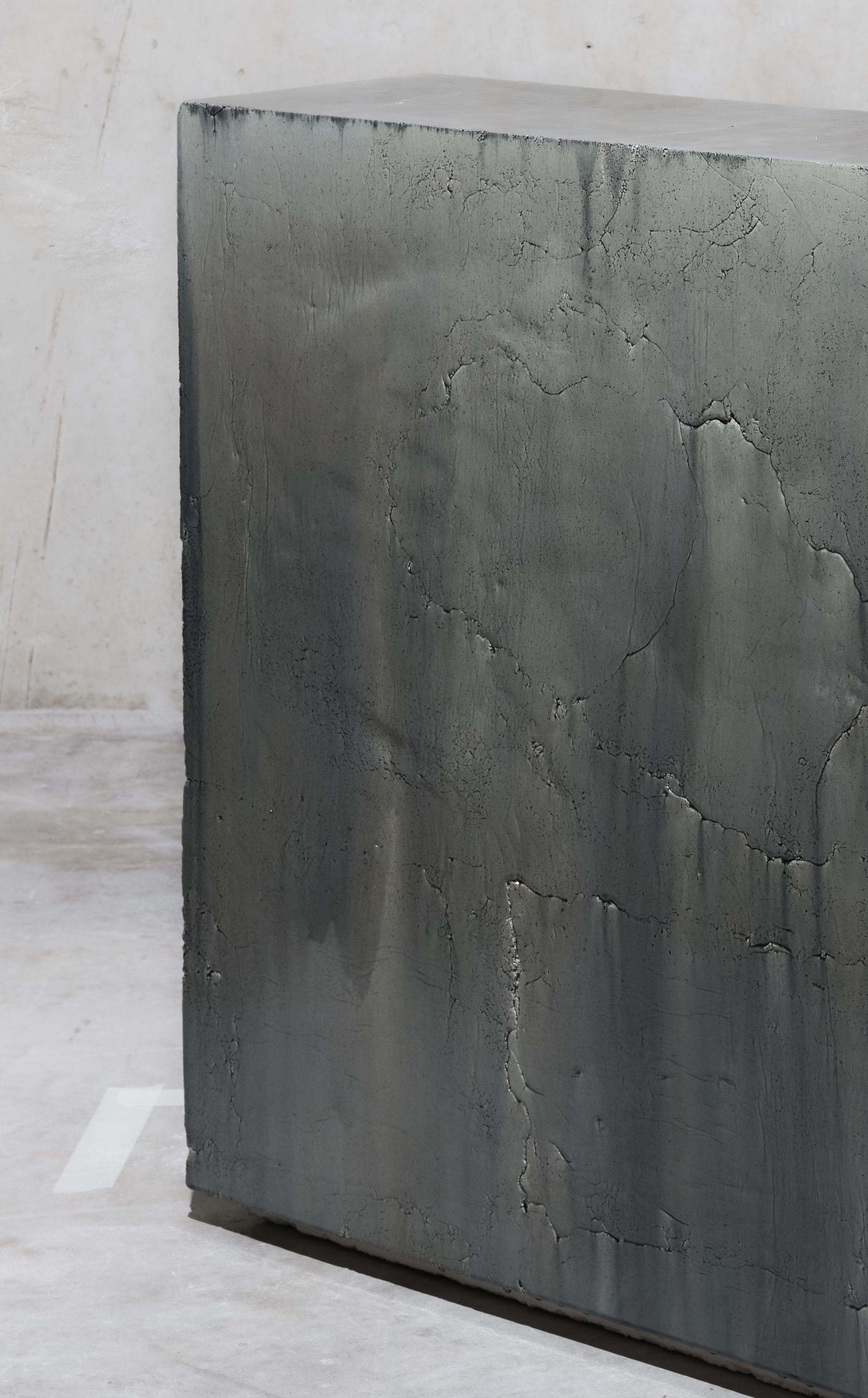Moderne Contemporary Ceramic Modern, Iron Oxide, Manganesse Sfumato with Lead L.A 97 en vente