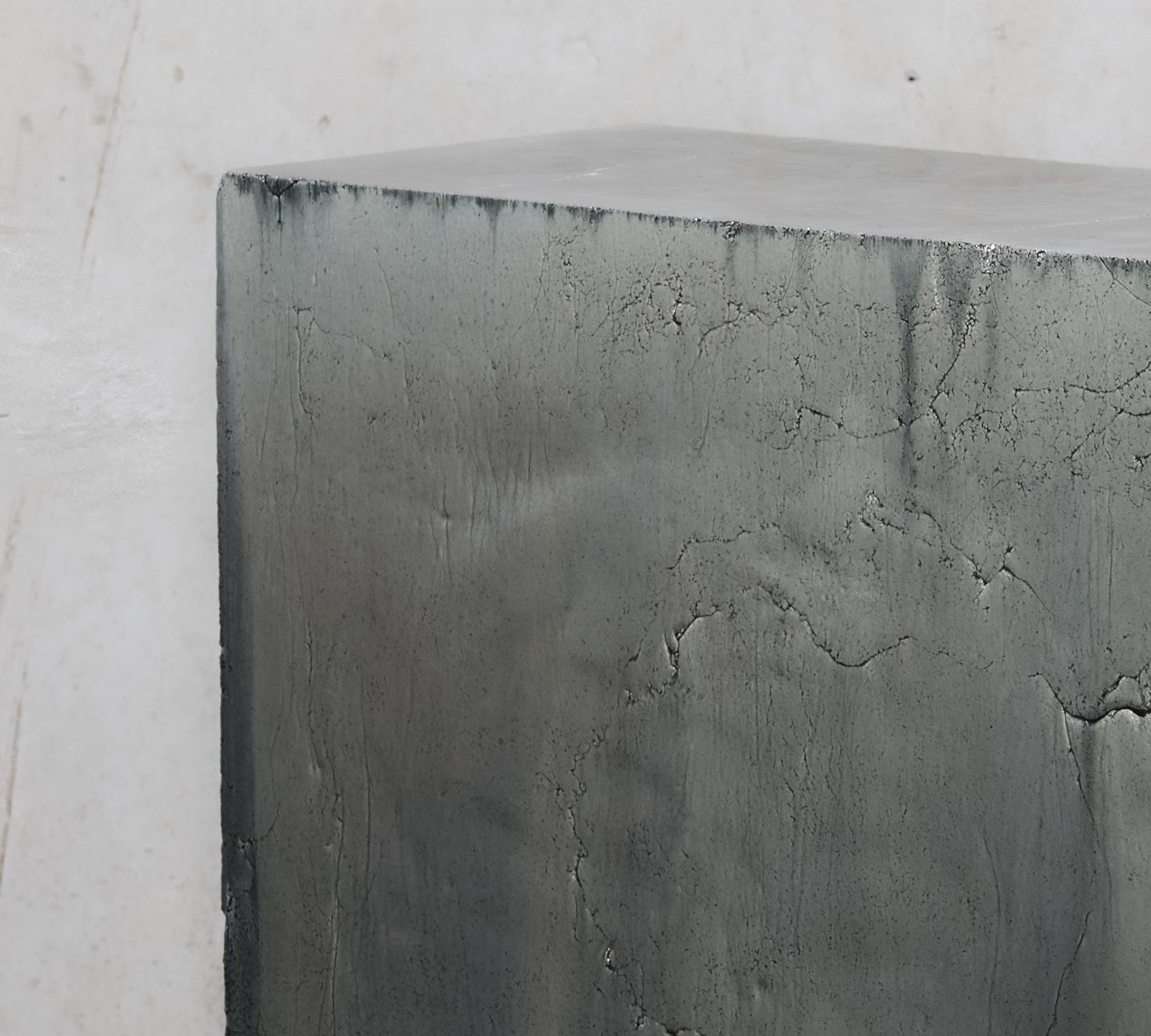 Émaillé Contemporary Ceramic Modern, Iron Oxide, Manganesse Sfumato with Lead L.A 97 en vente