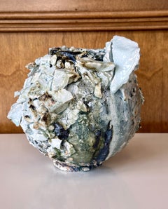 Contemporary Ceramic Moon Jar by Akiko Hirai