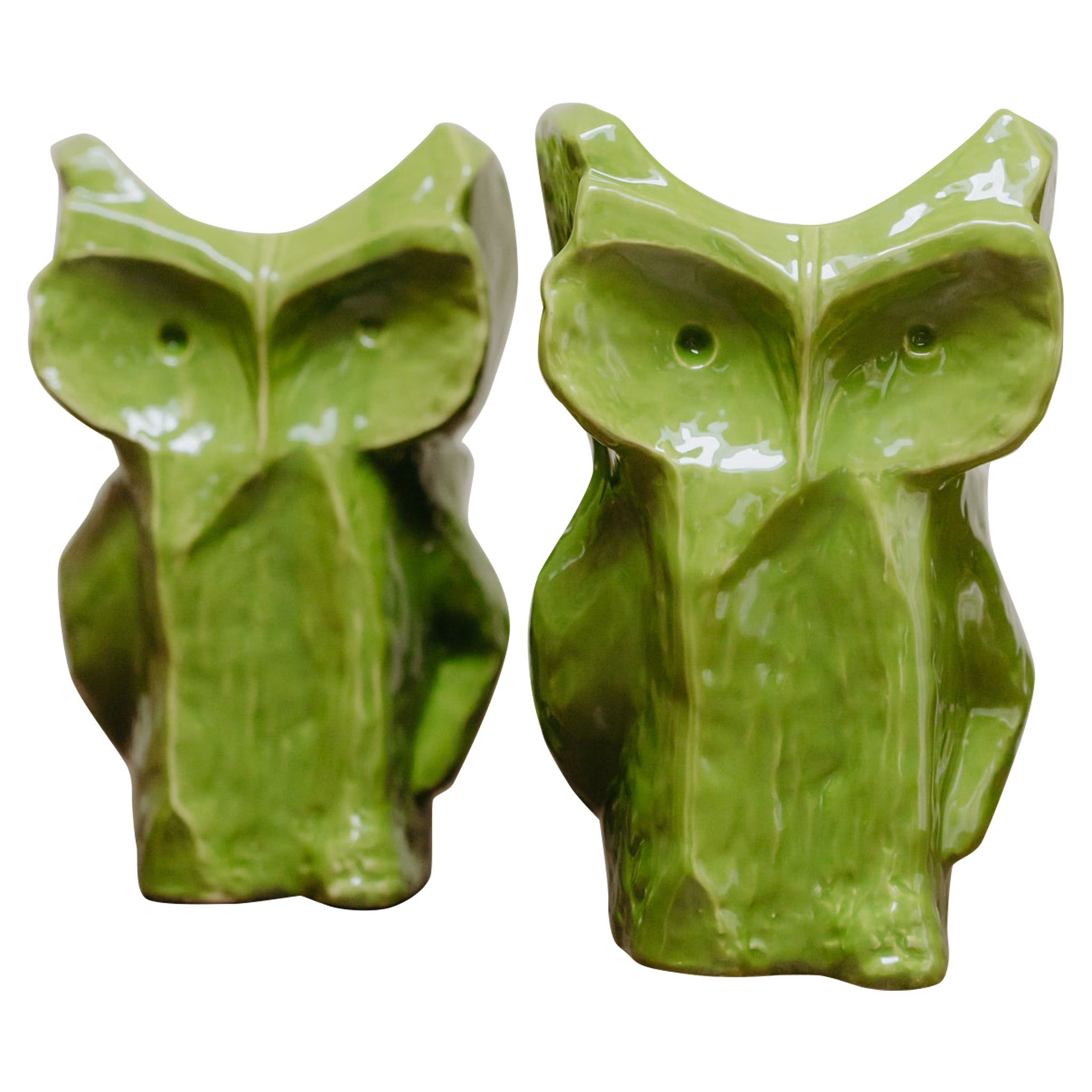 zeitgenössische keramikvasen "eule" ... im Angebot