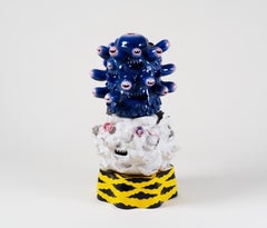 Zeitgenössische Keramik "Pierrot Totem" von Studio Kartini